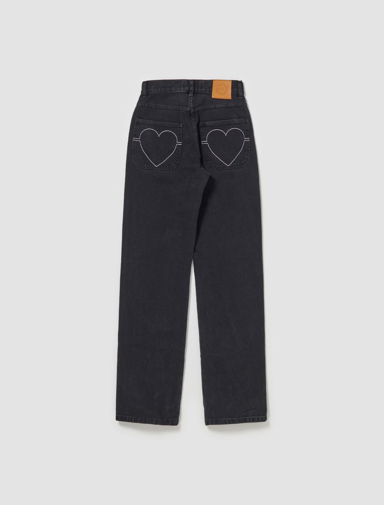 Fly Together Trousers in Washed Black