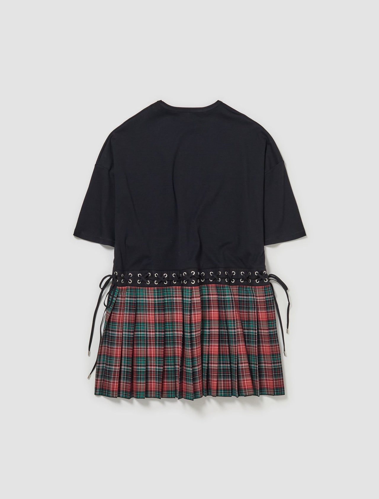 Solus Dress in Black & Tartan