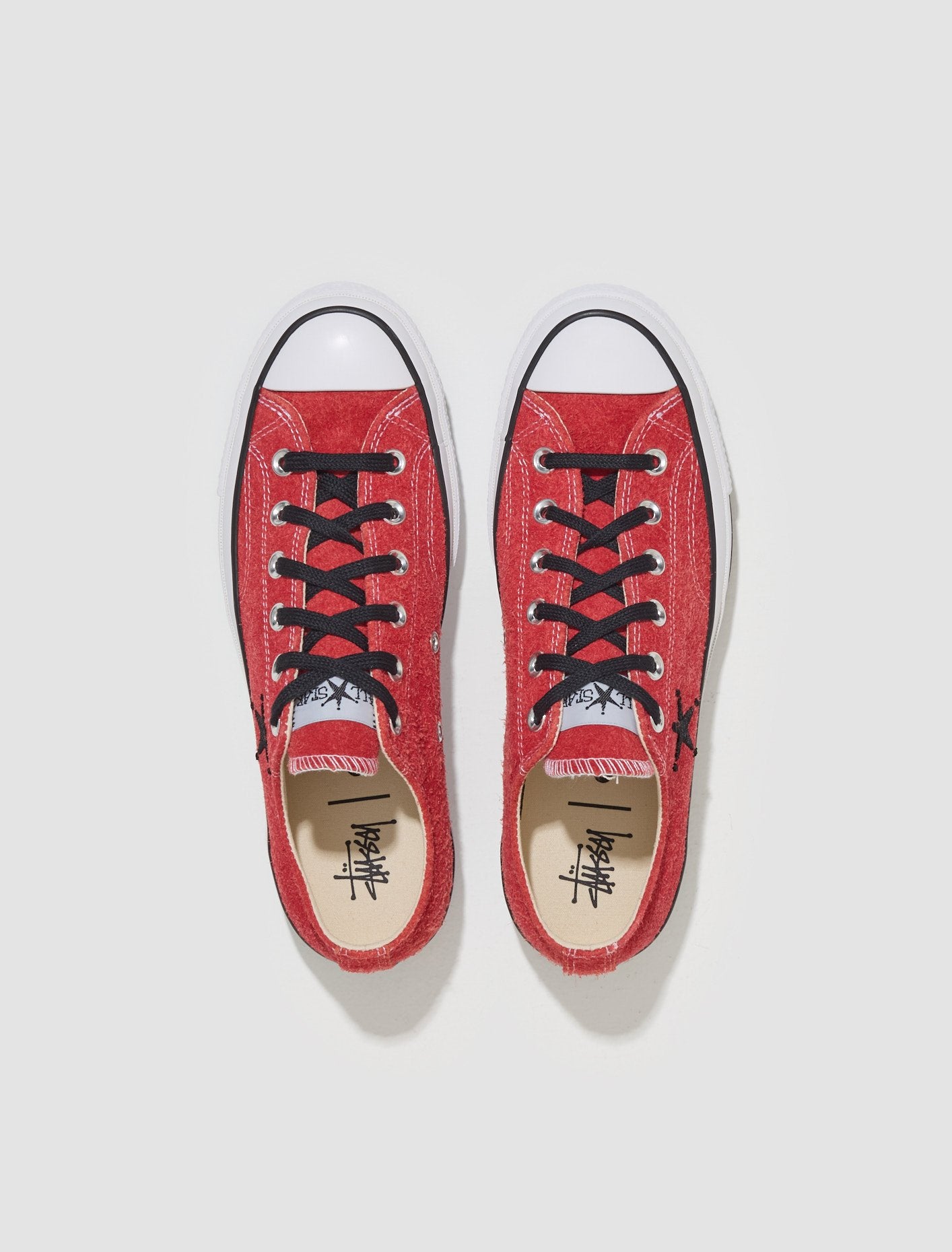 x Stüssy Chuck 70 Ox Sneaker in Poppy Red