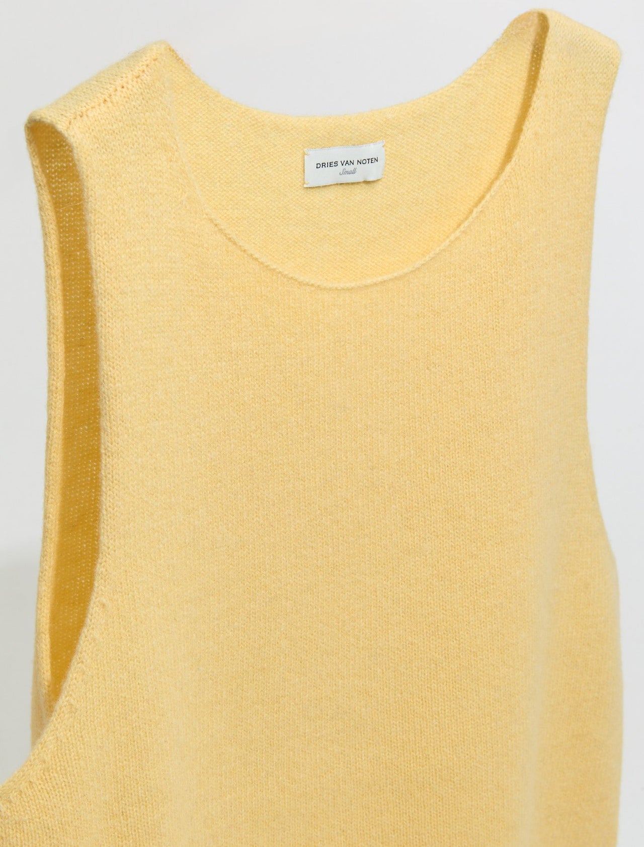 Malio Tank Top in Pale Yellow