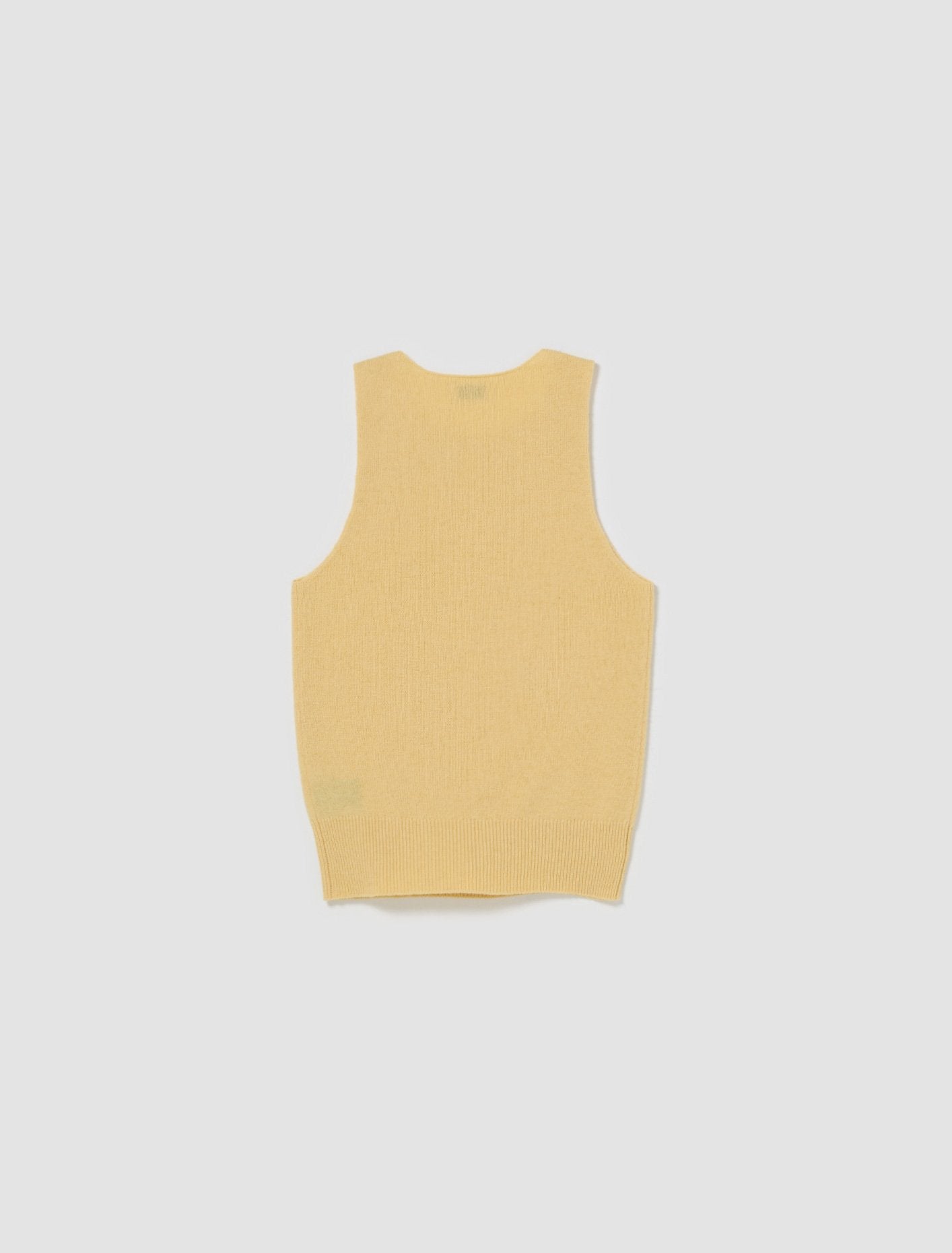 Malio Tank Top in Pale Yellow