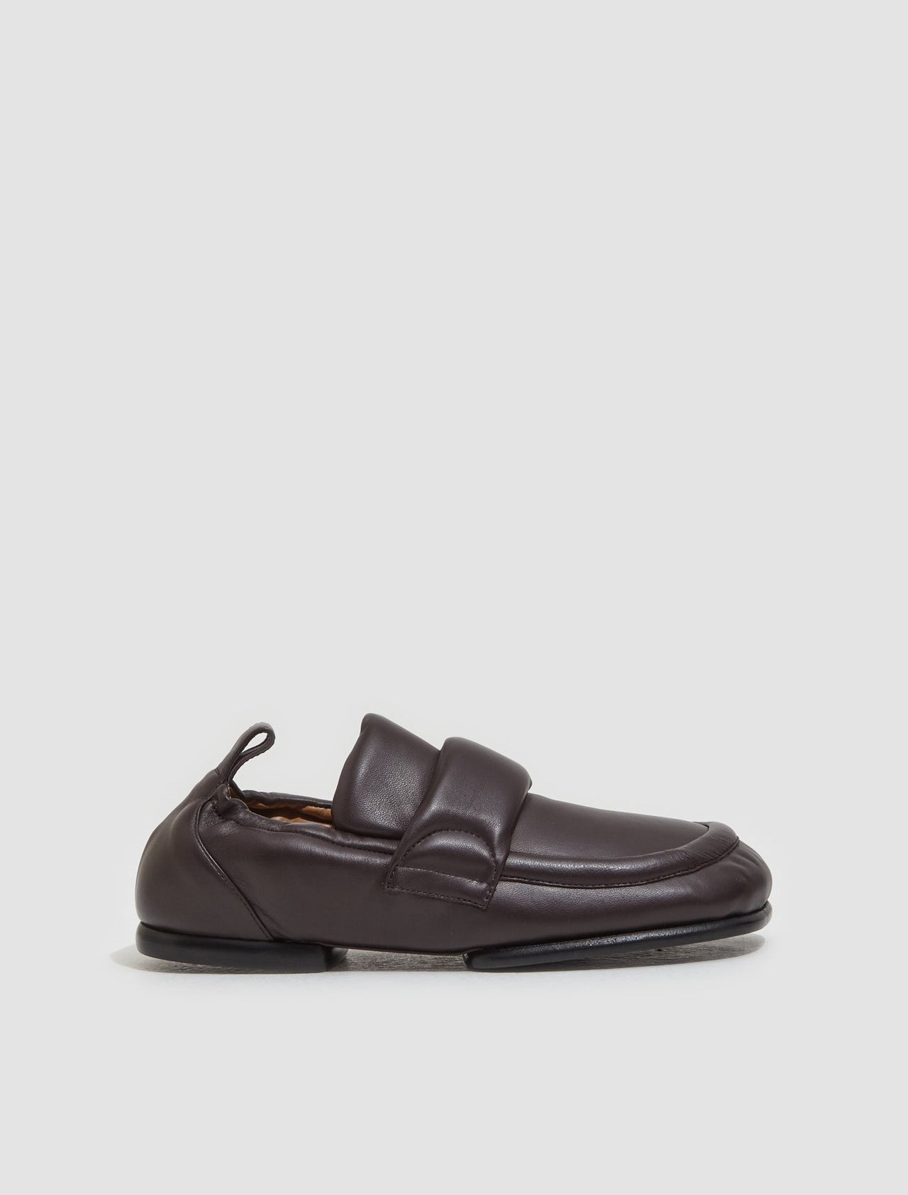 Padded Loafers in Bordeaux