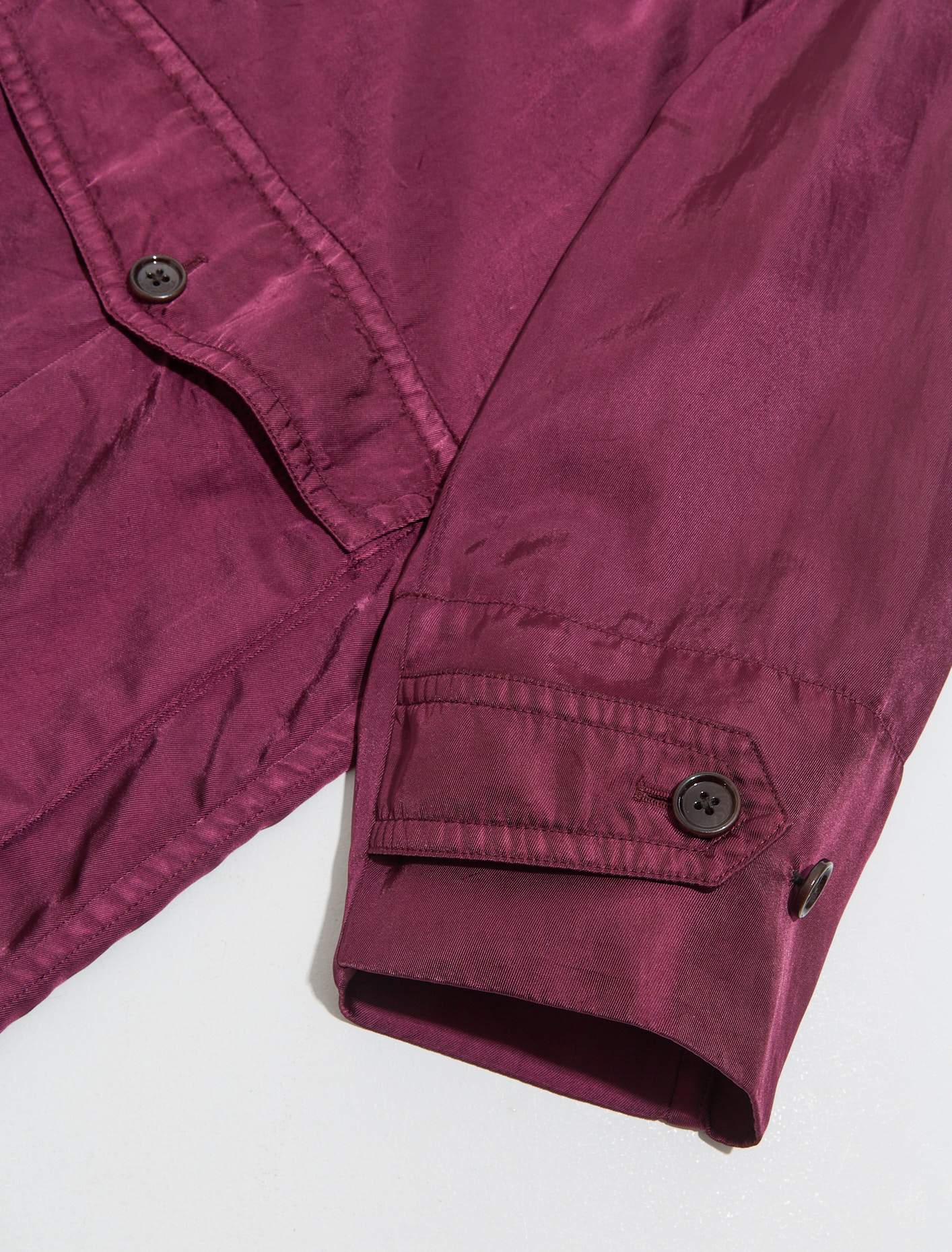 Reston Long Coat in Burgundy