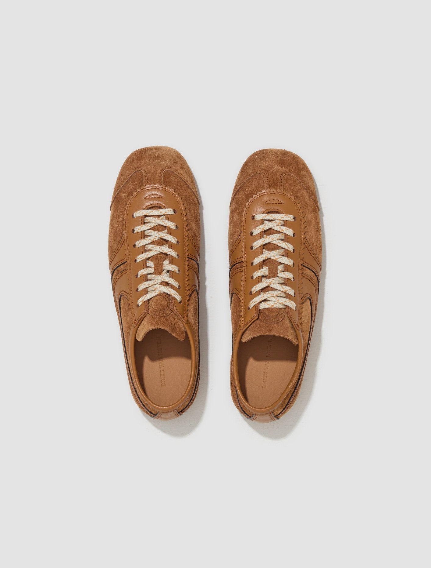 Suede Sneaker in Tan