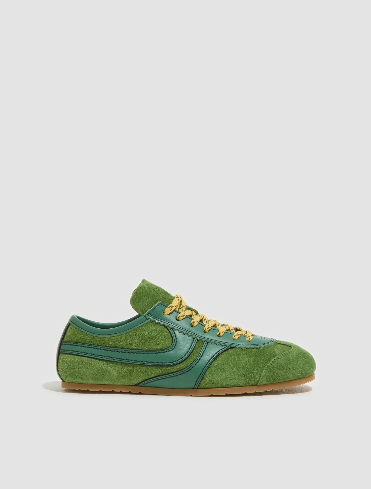 Suede Sneaker in Green