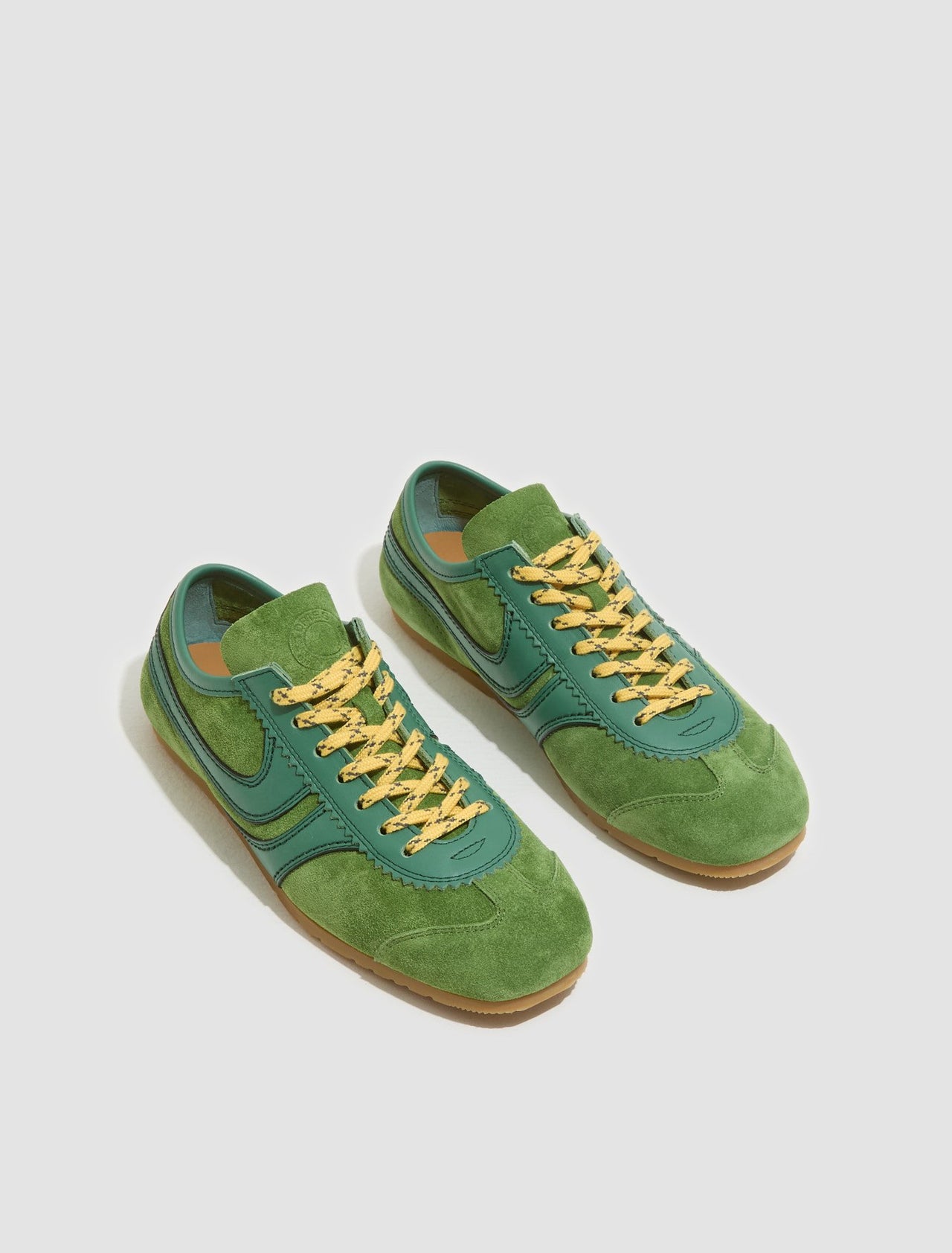 Suede Sneaker in Green