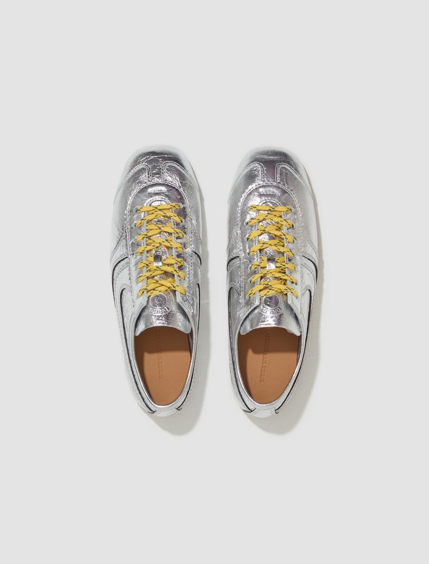 Metallic Sneaker in Silver