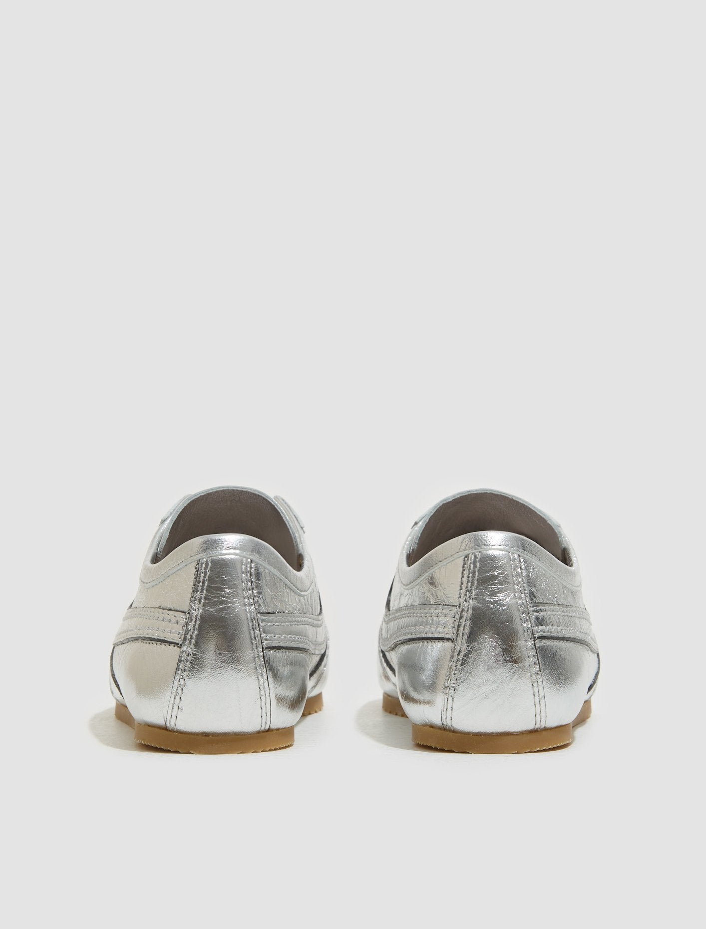 Metallic Sneaker in Silver