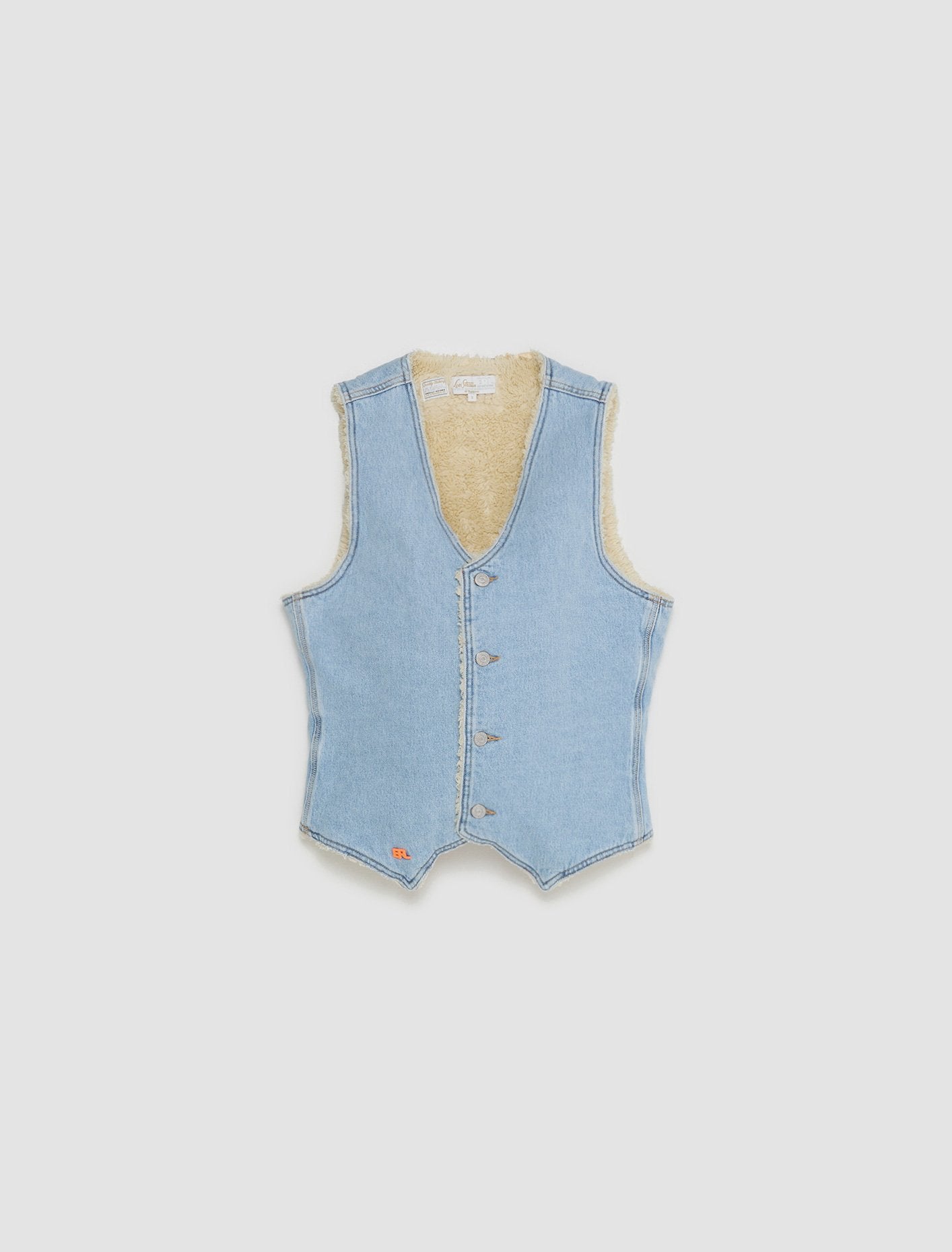 x Levi's Woven Sherpa Vest in Denim