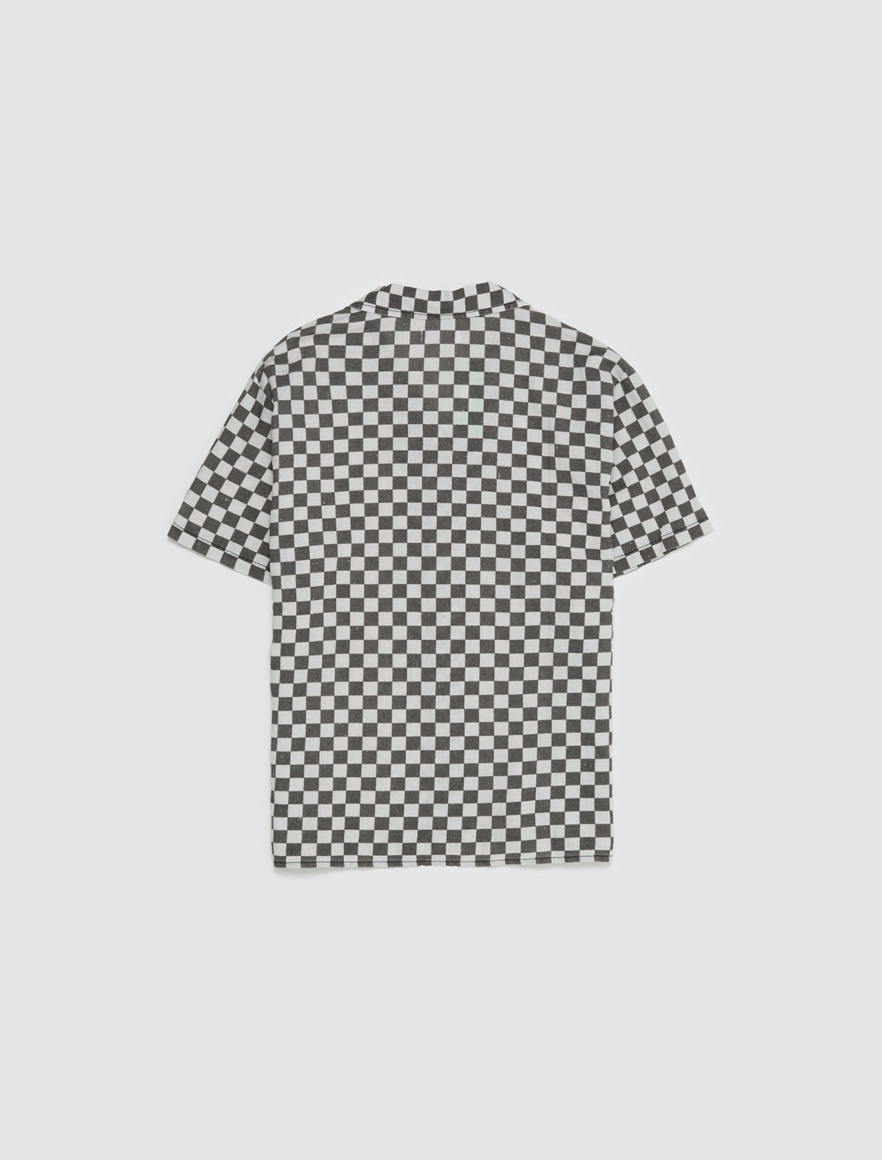 Printed Hawaian Shirt in Checker