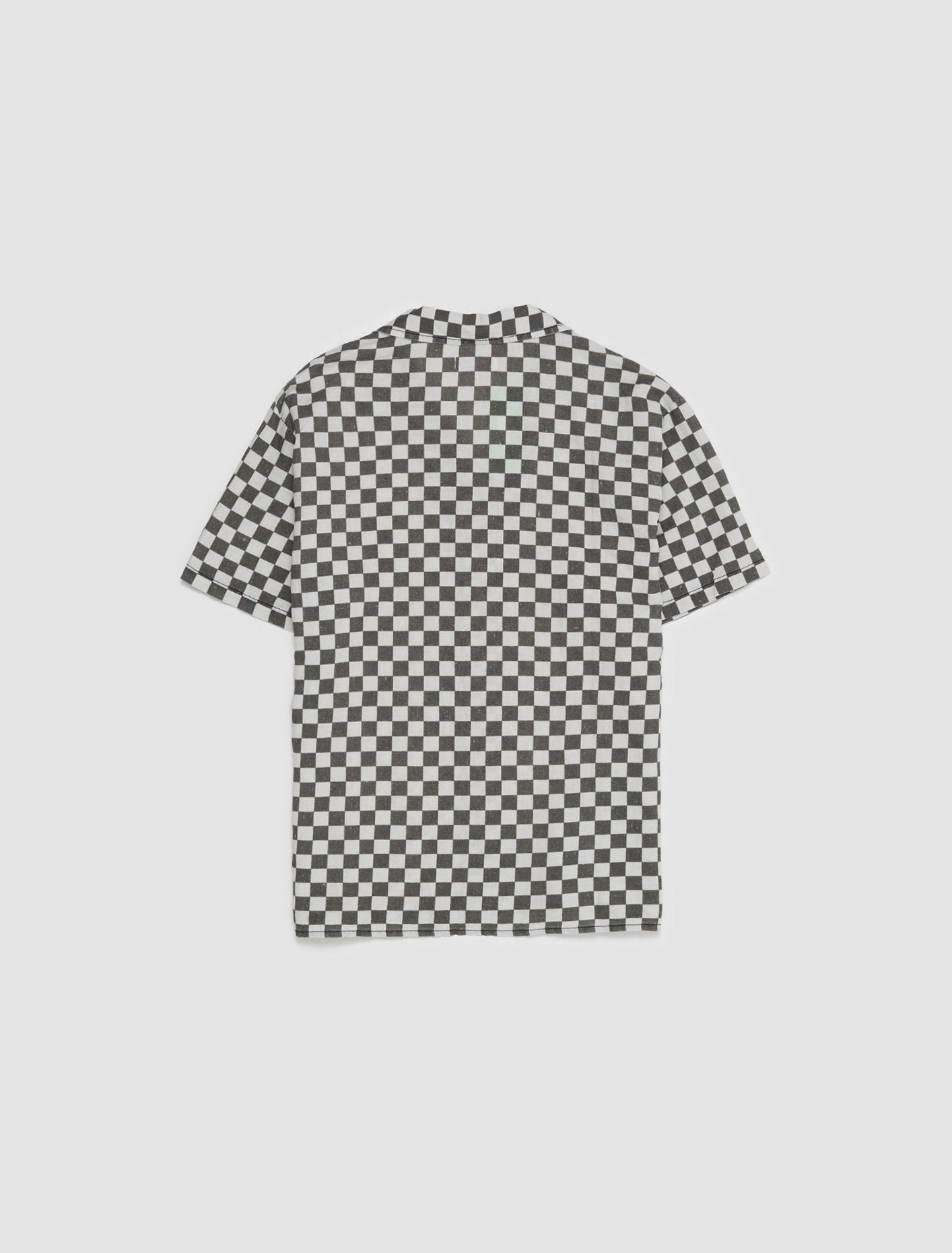 Printed Hawaian Shirt in Checker