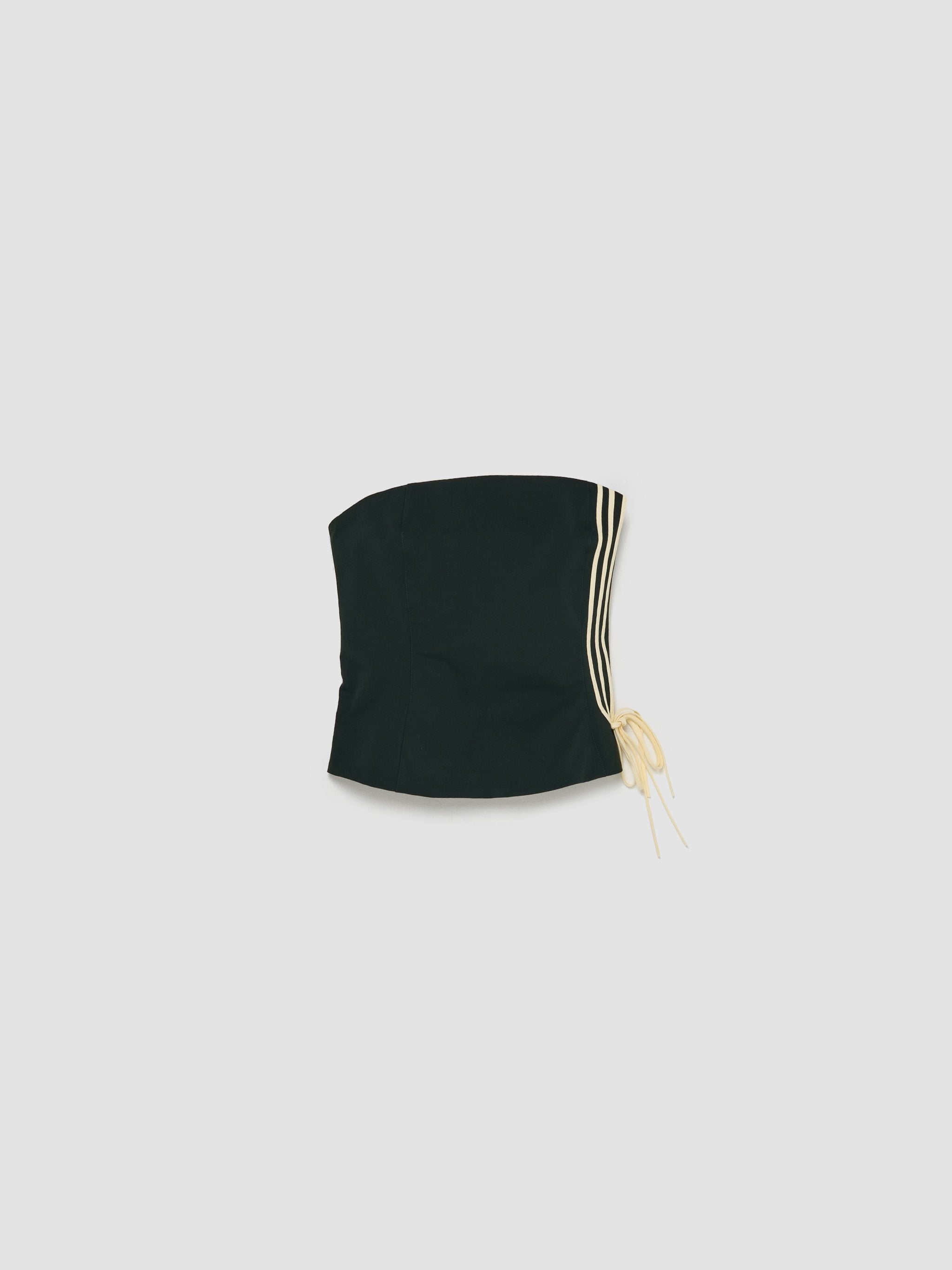 Sasha Strapless Top in Forest Green