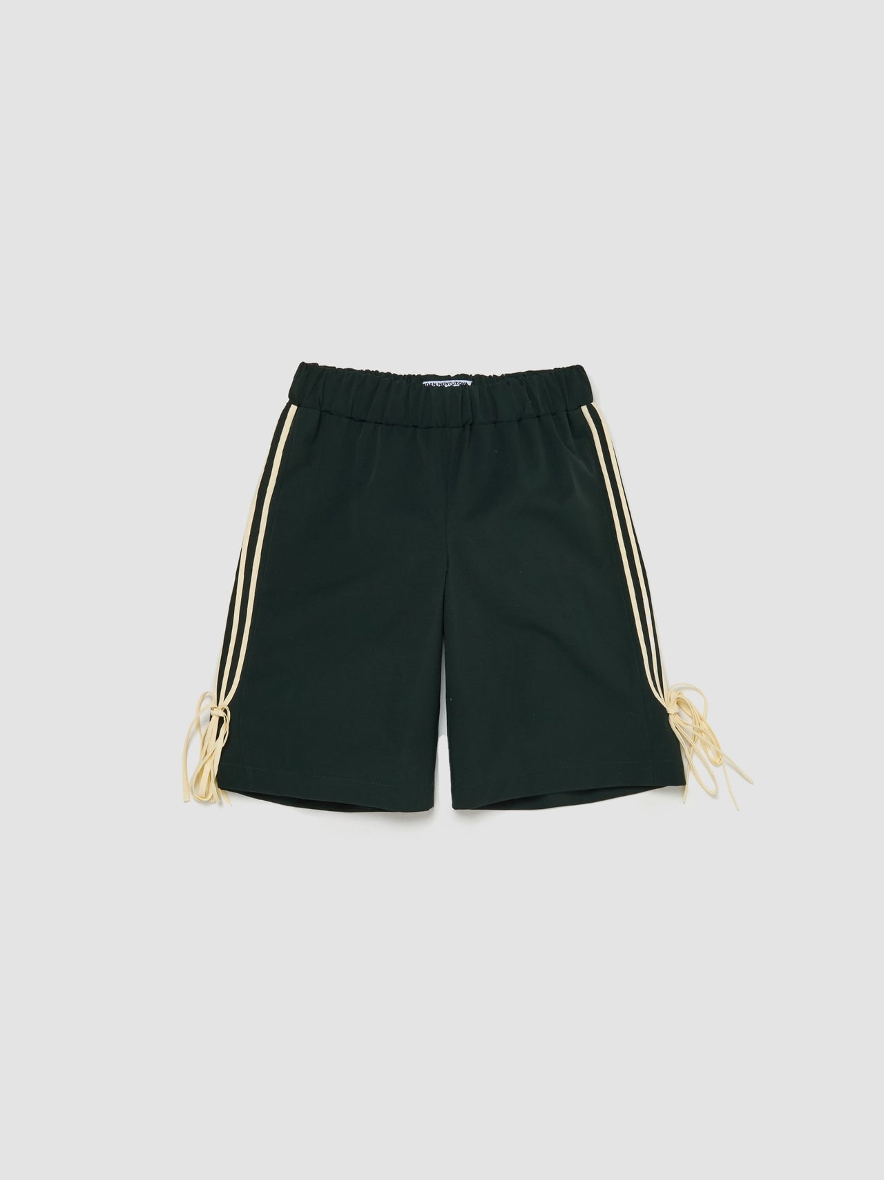 Giada Bow Shorts in Forest Green