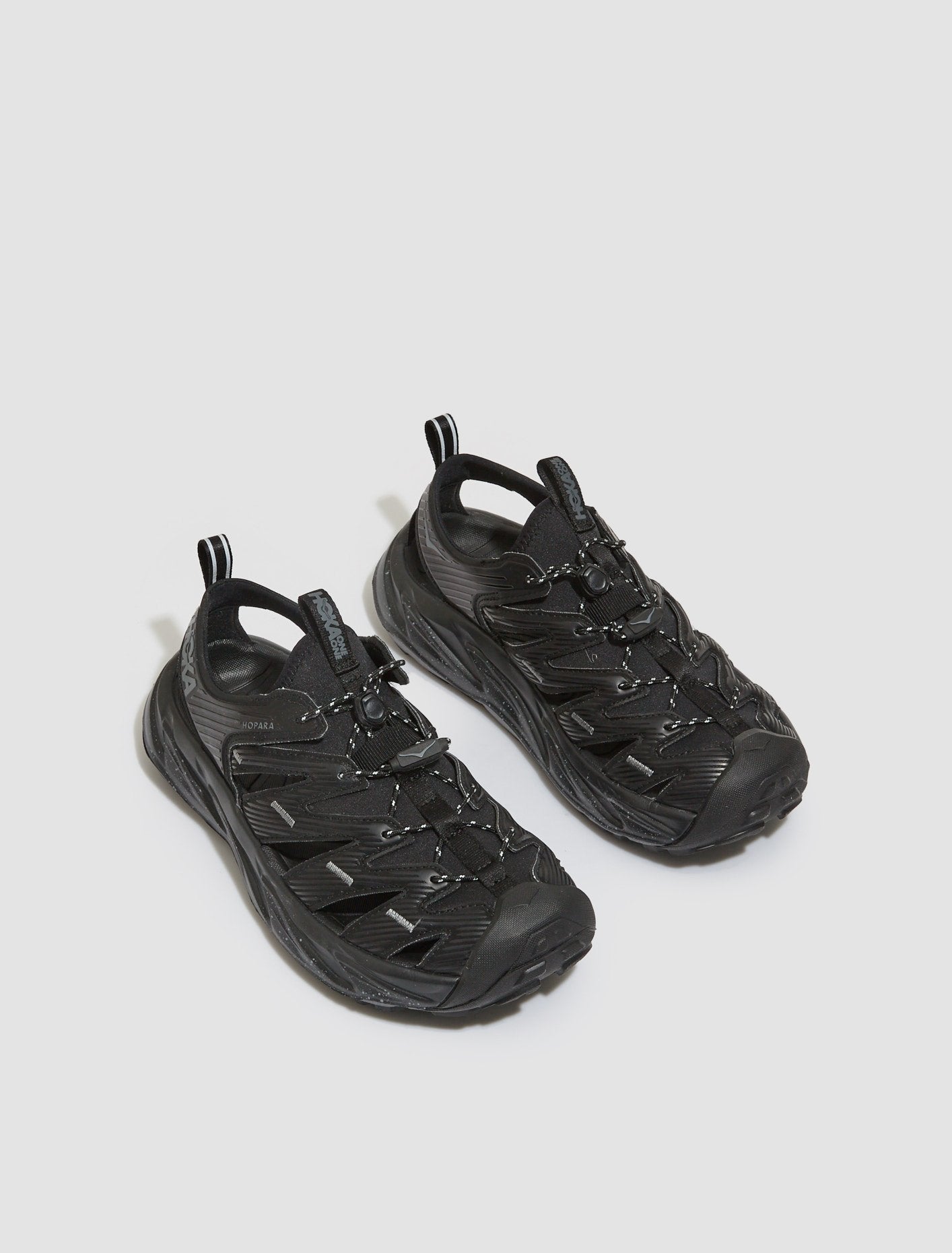 Hoka One One - Hopara Sneaker in Black u0026 Castlerock - 1123112-BCSTL