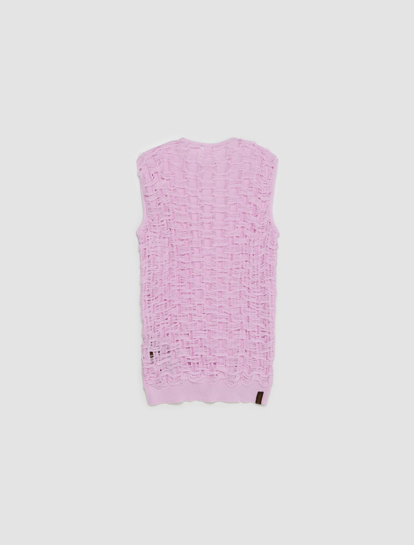 Torn Tank Top in Sickpink