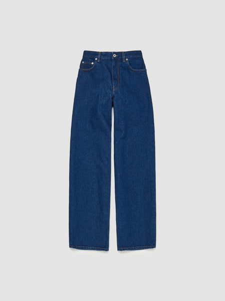 デニム・ジーパン JeanPaul GAULTIER SS25 Wide jeans (2534FJE179BD013 57) Jean Paul Gaultier - Buttoned Denim Jeans in Vintage Blue
