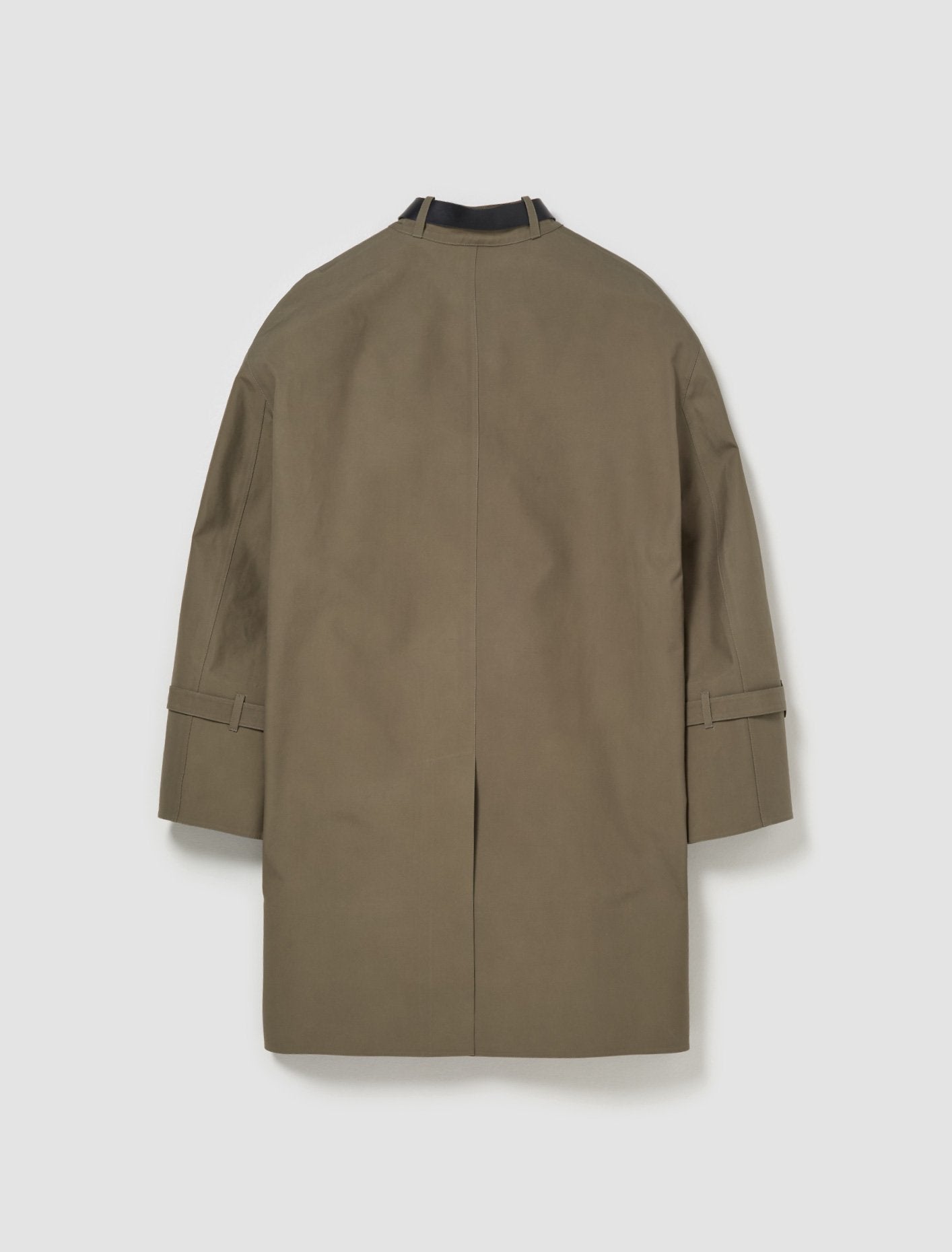 Trench Coat in Thyme Green