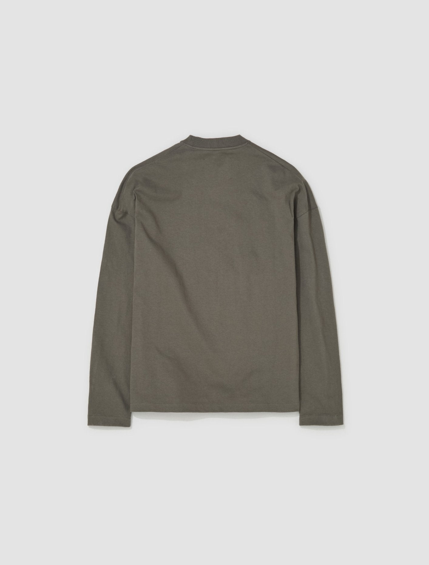 Long Sleeved T-Shirt in Thyme Green