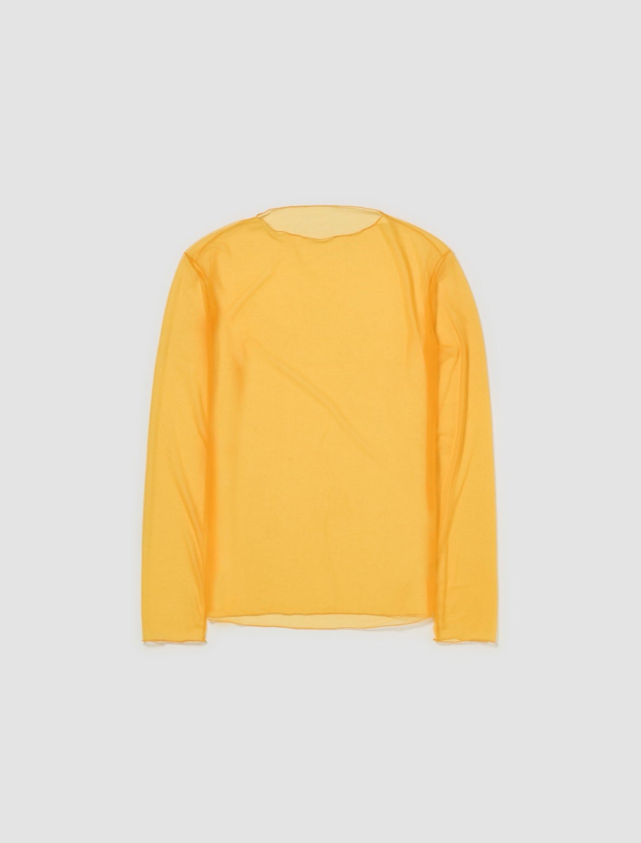 Double Layer Long Sleeved Top in Mango