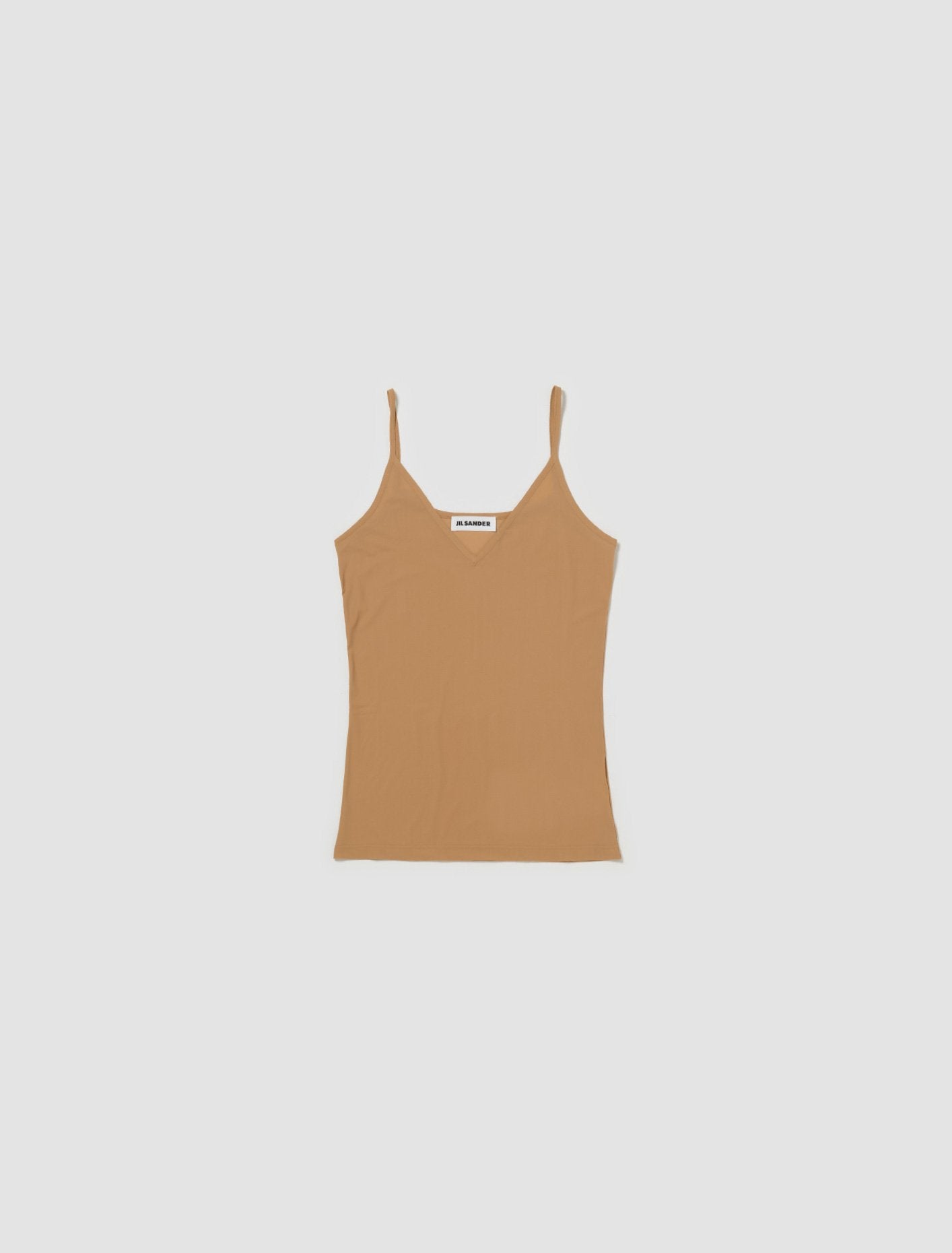 Jersey Tank Top in Medium Beige