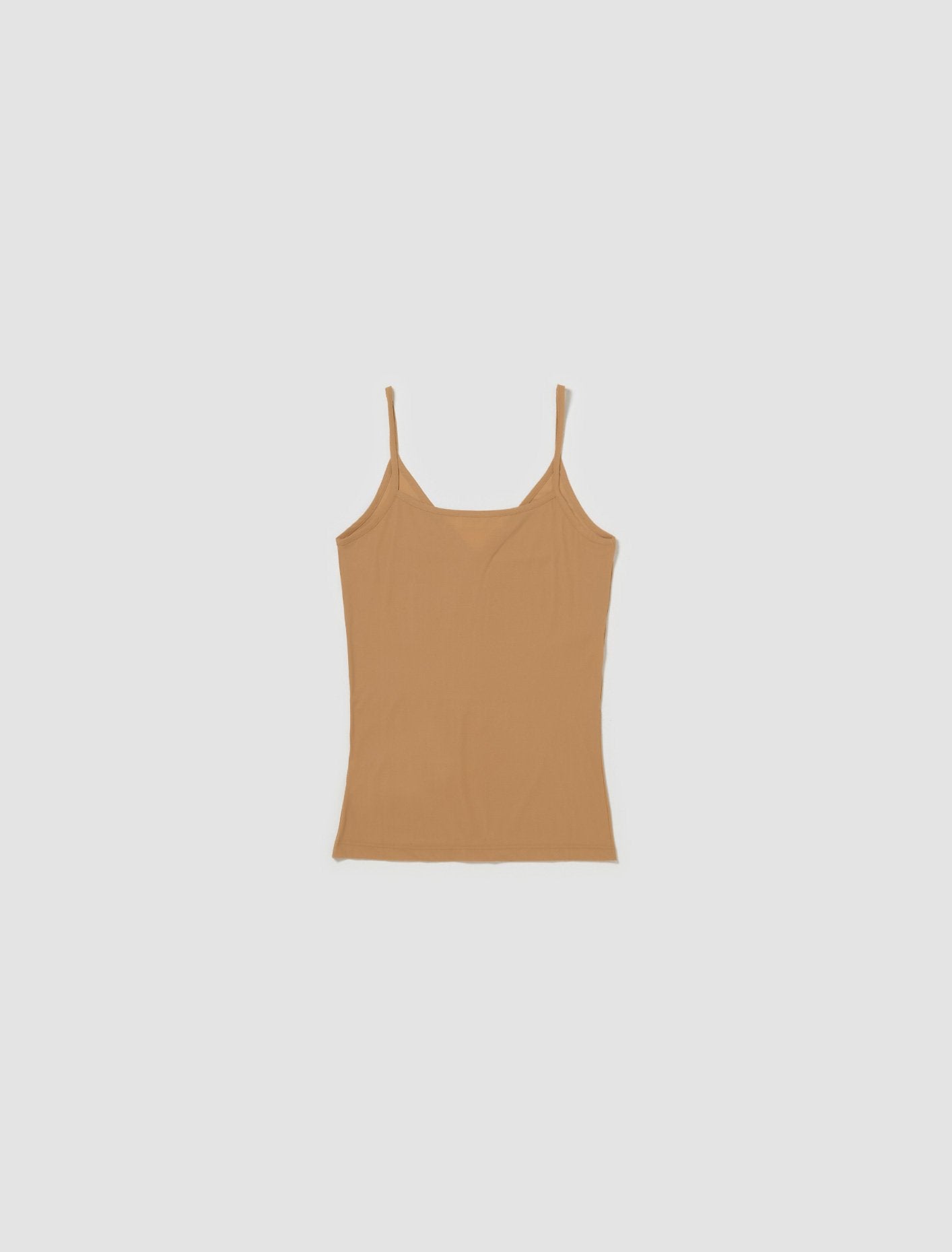 Jersey Tank Top in Medium Beige