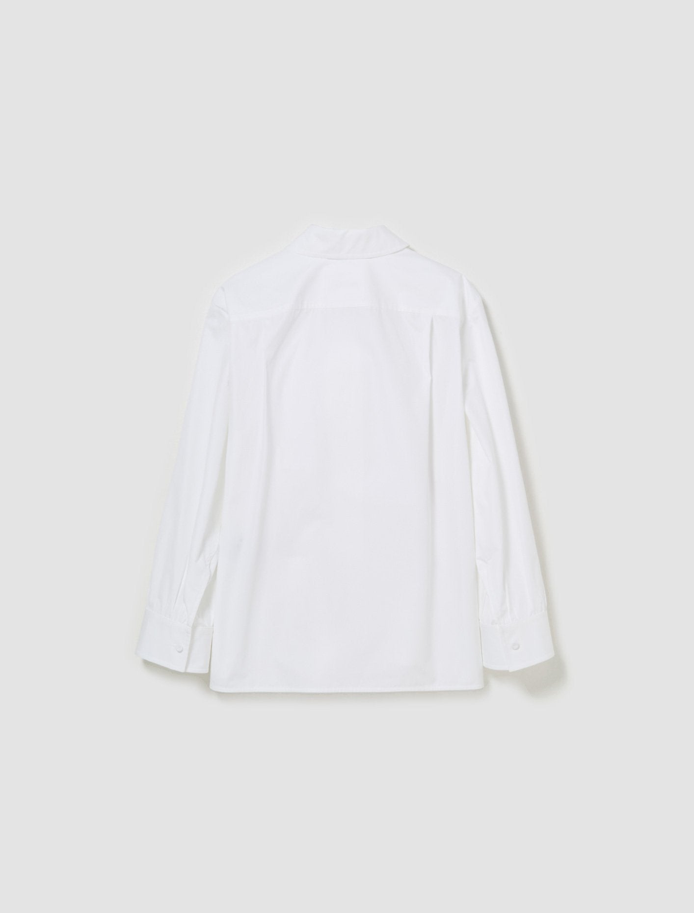 Shirt with Clip Details in Optic White