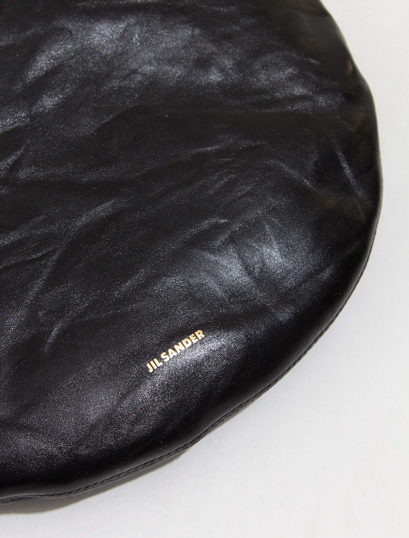 Small Moon Shoulder Bag in Black