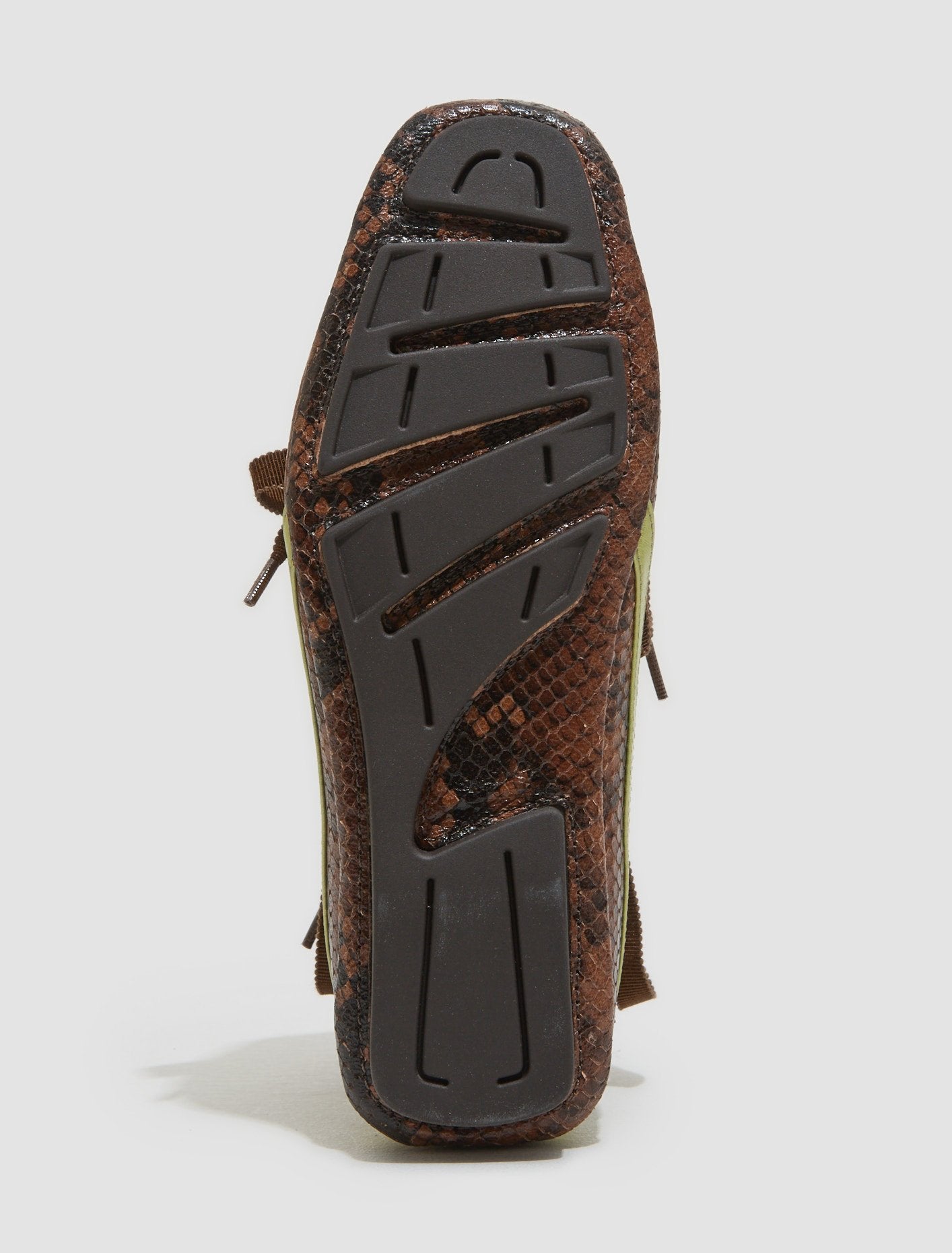 Lella Hybrid Shoe in Brown Python