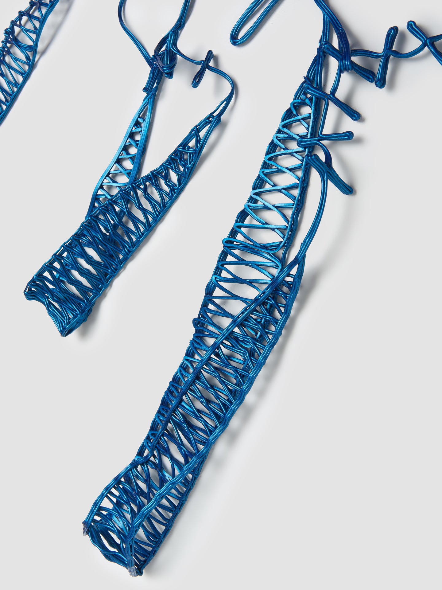 Climbing Harness Bottom in Metallic Blue