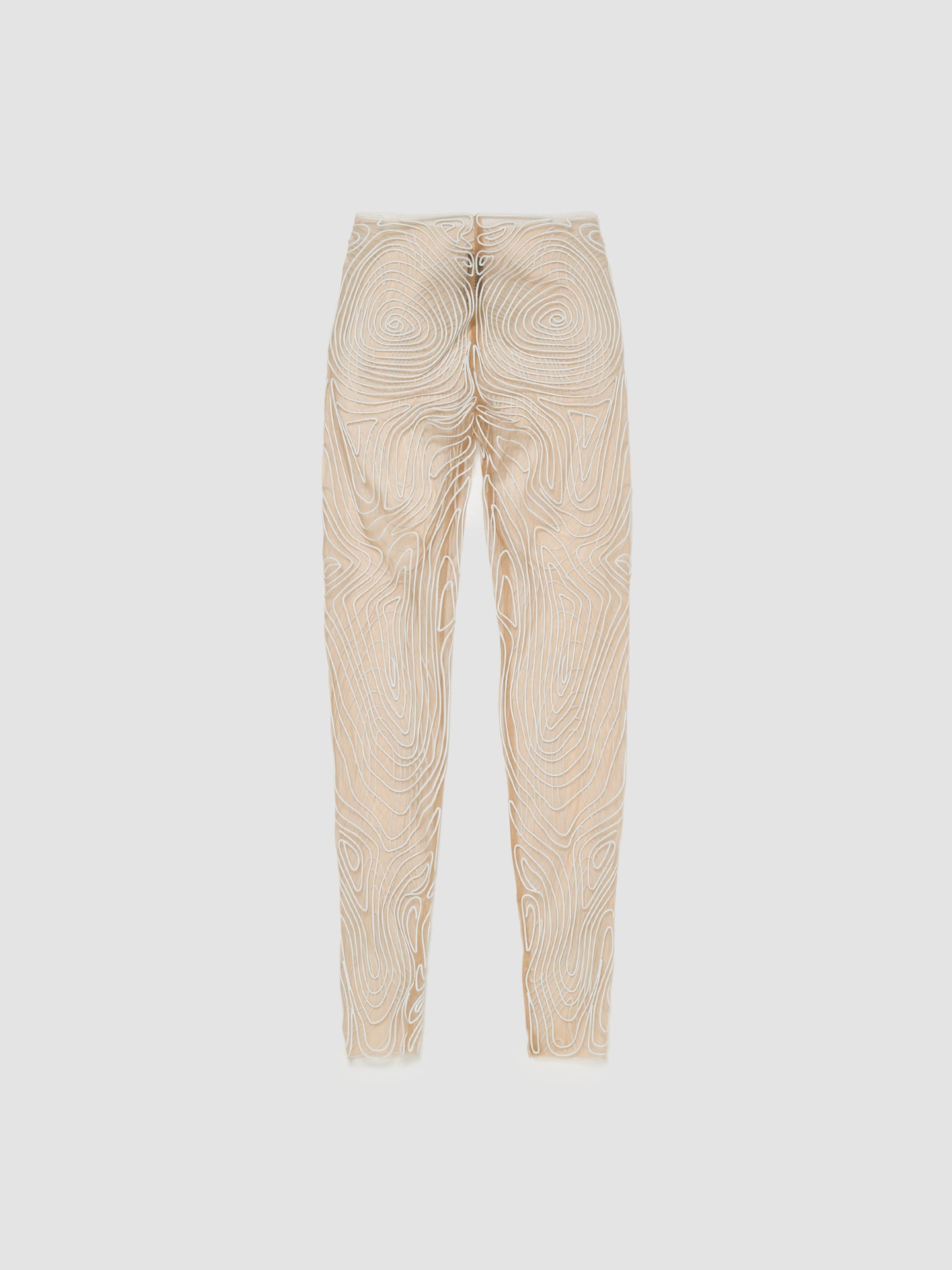 Topography Leggings in White & Beige