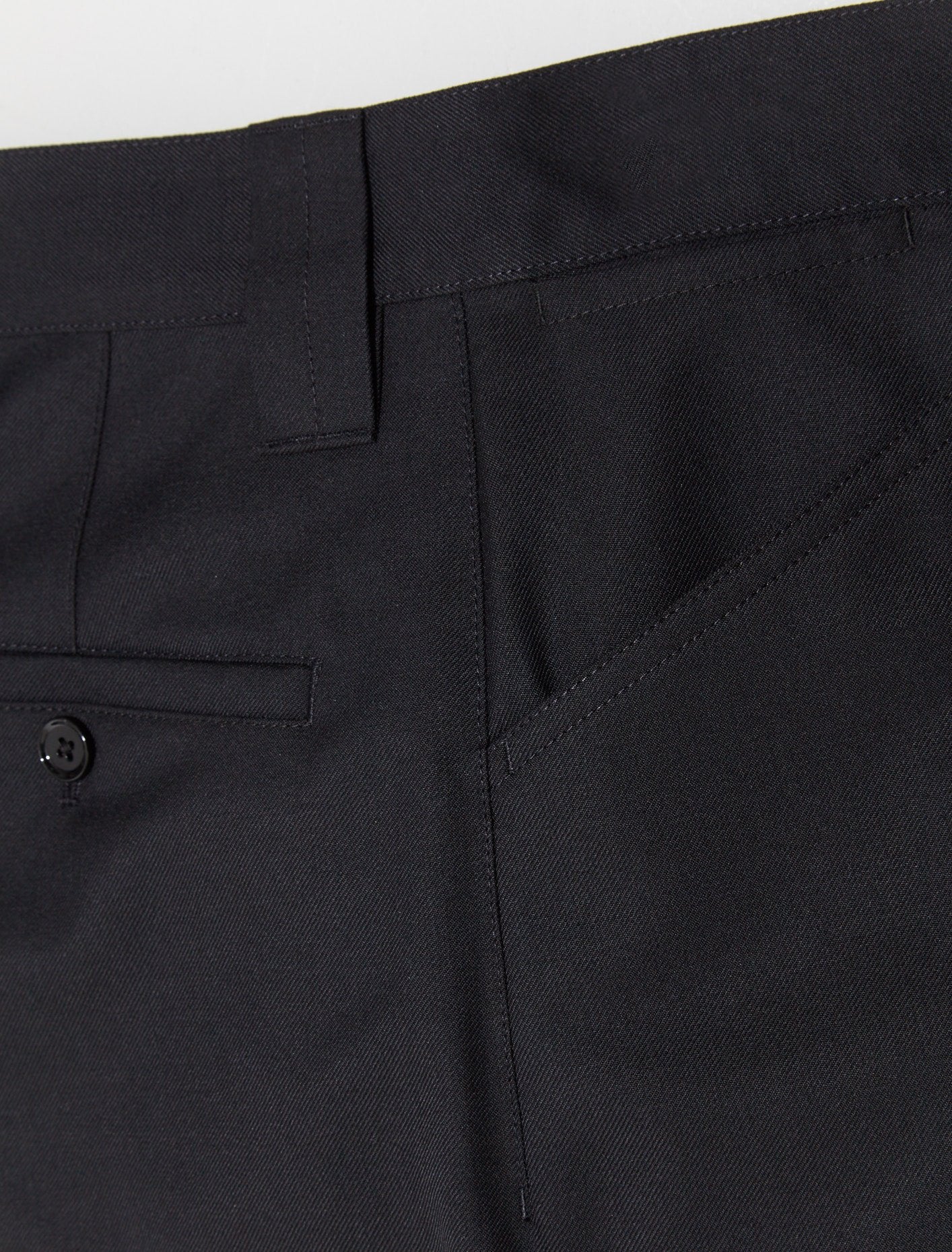 Straight Pants in Marine Melange