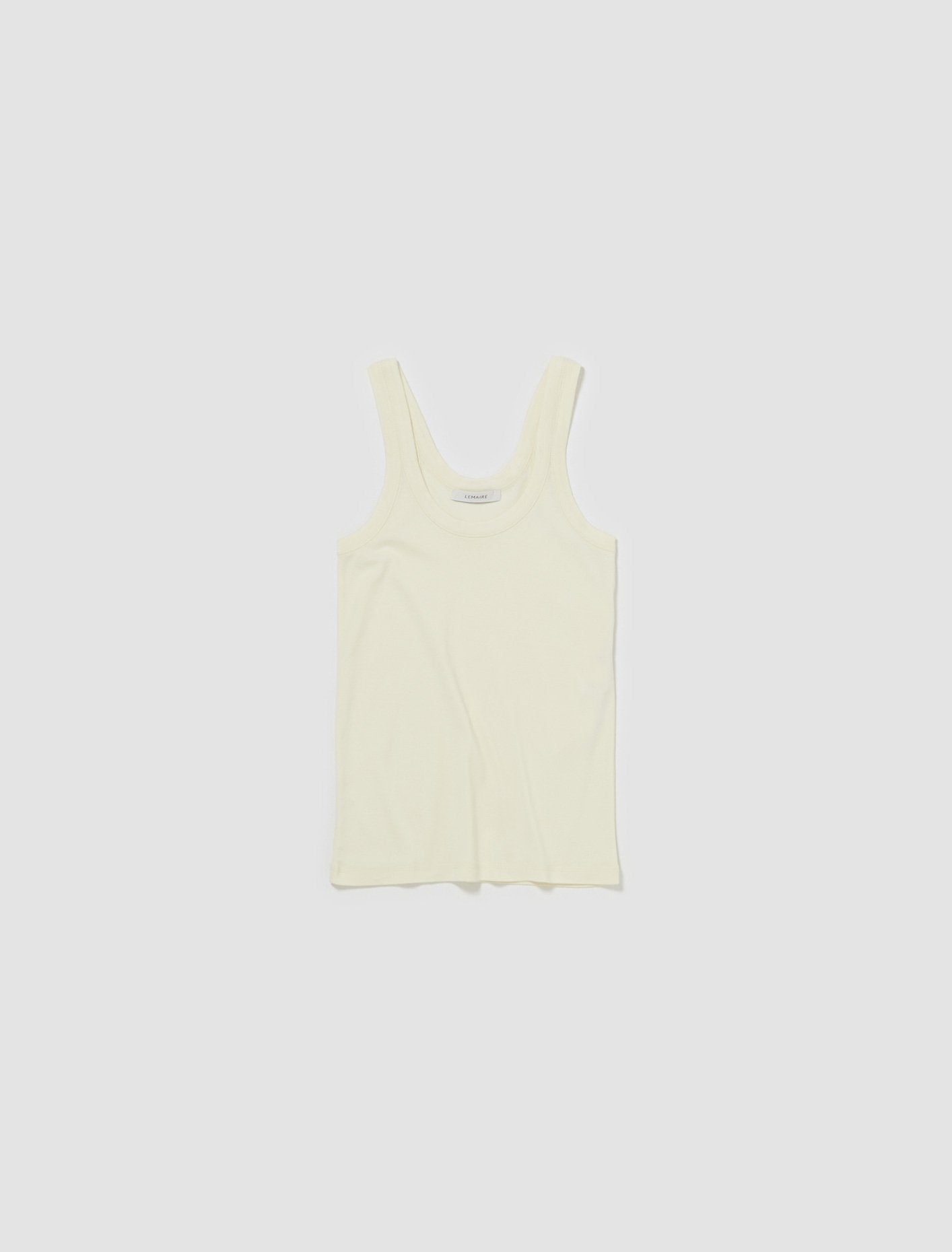 Rib Tank Top in Lemon Glaze