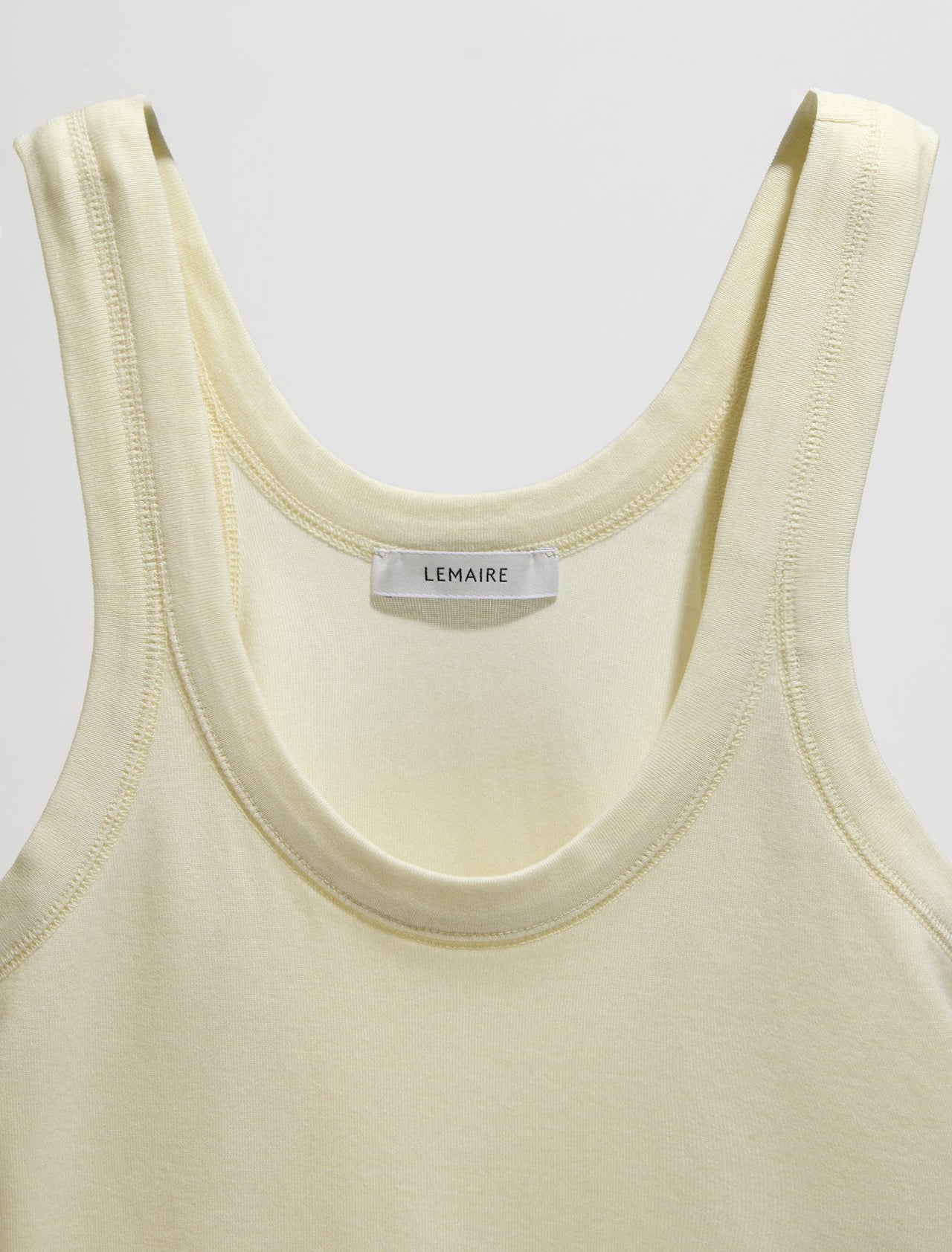 Rib Tank Top in Lemon Glaze