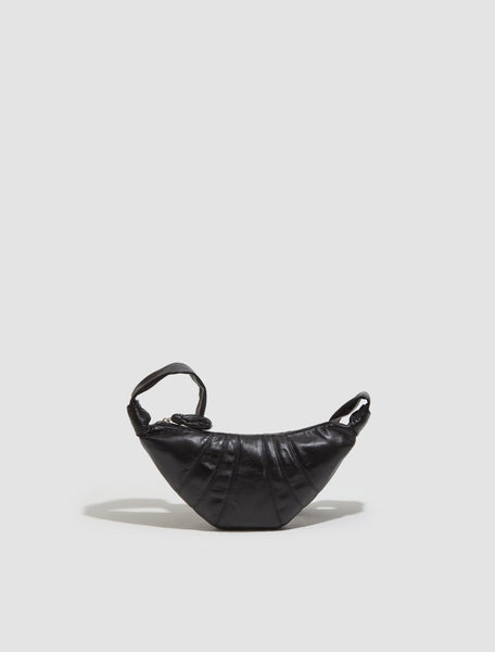 Lemaire - Small Nappa Leather Croissant Bag in Black