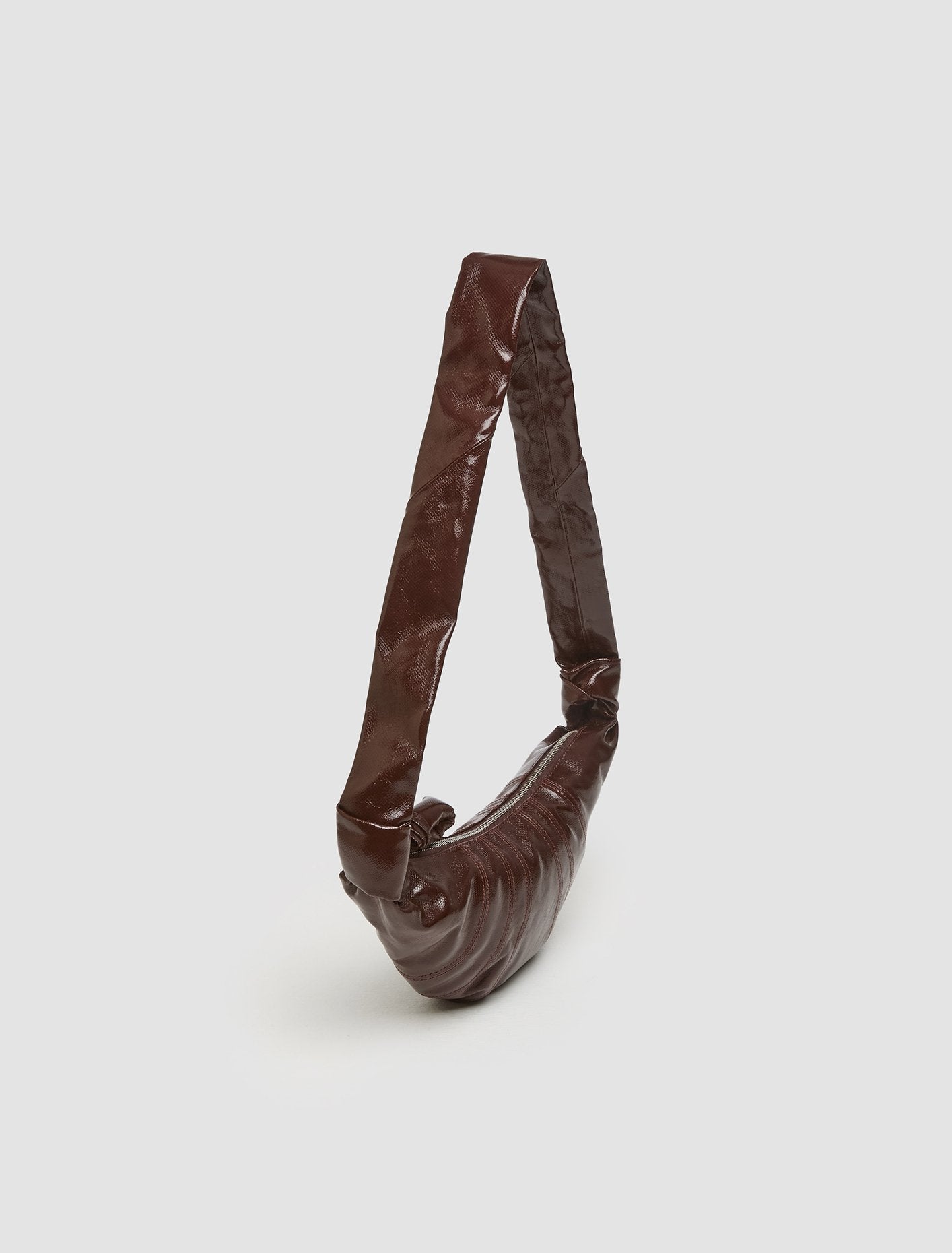 Lemaire - Small Croissant Bag in Chocolate Fondant - BG0003 LF1073 ...