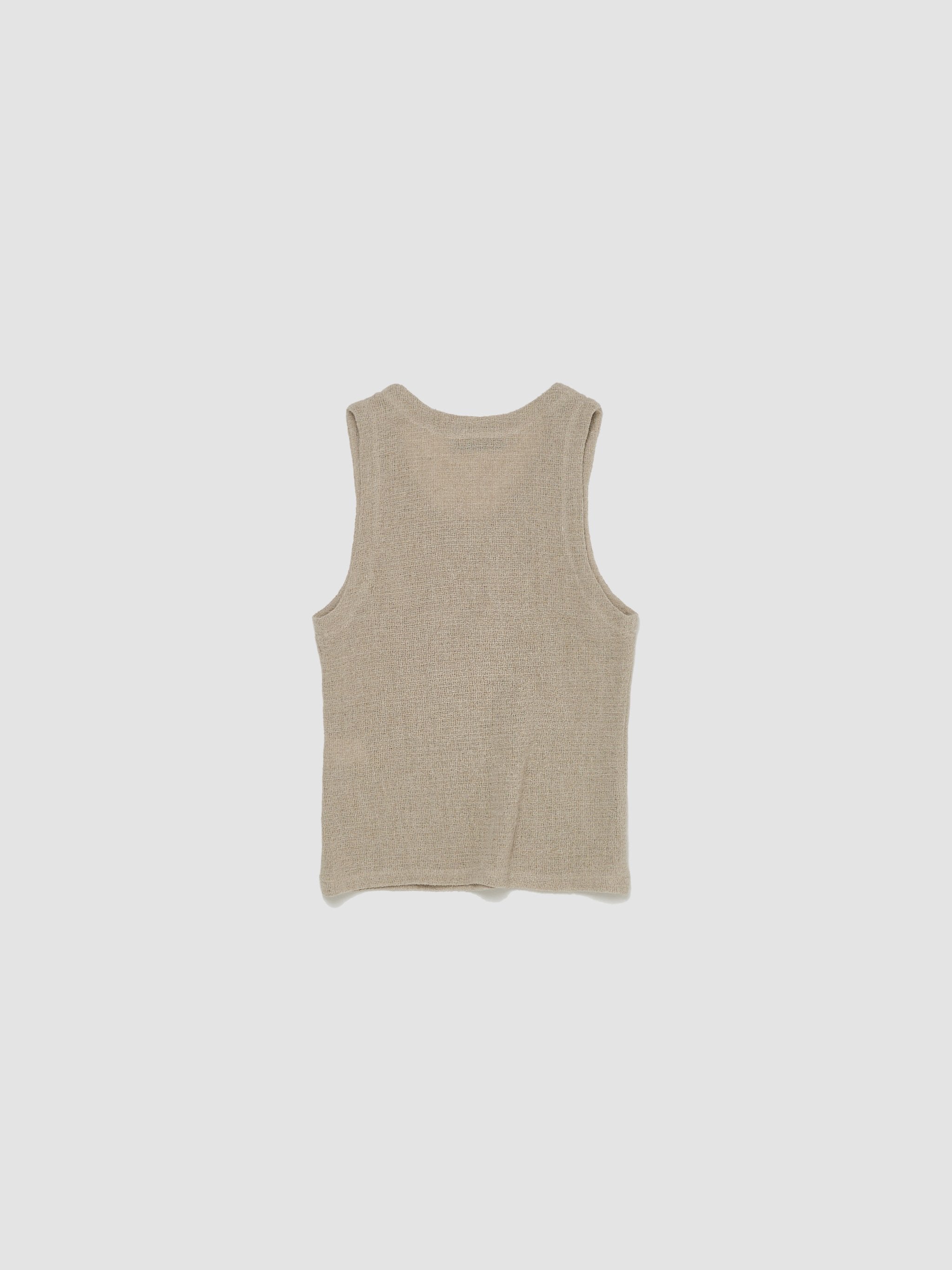 Classic Tank Top in Sand Beige