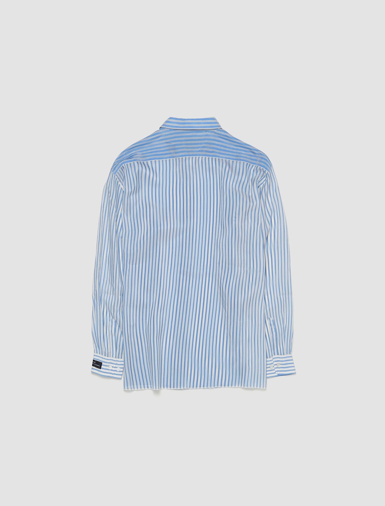 Tulip Shirt in Blue Stripes