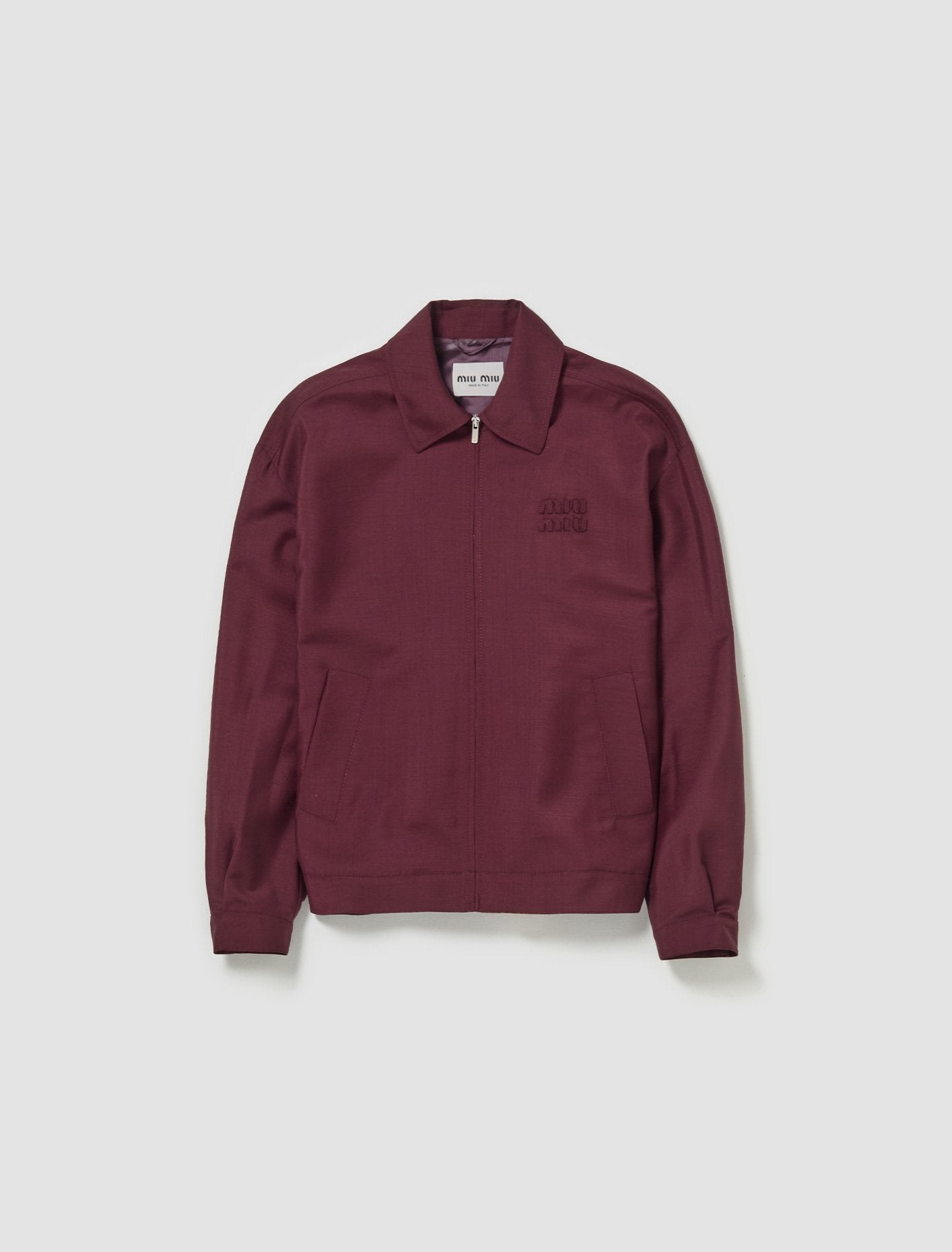 Outwear Zip-Up Jacket in Amaranth