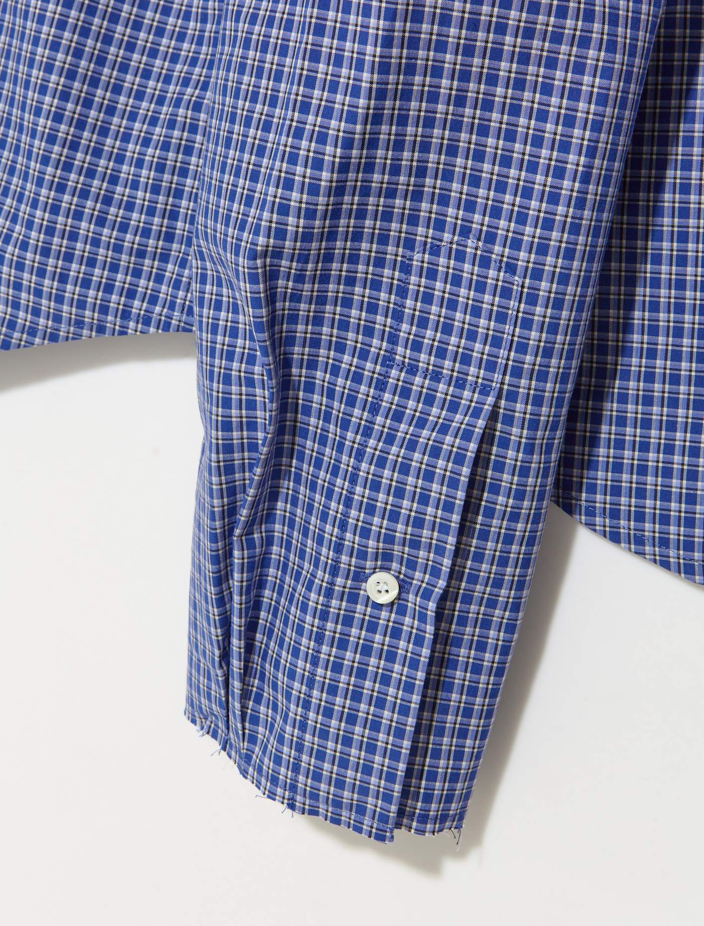 Checked Shirt in Sapphire Blue