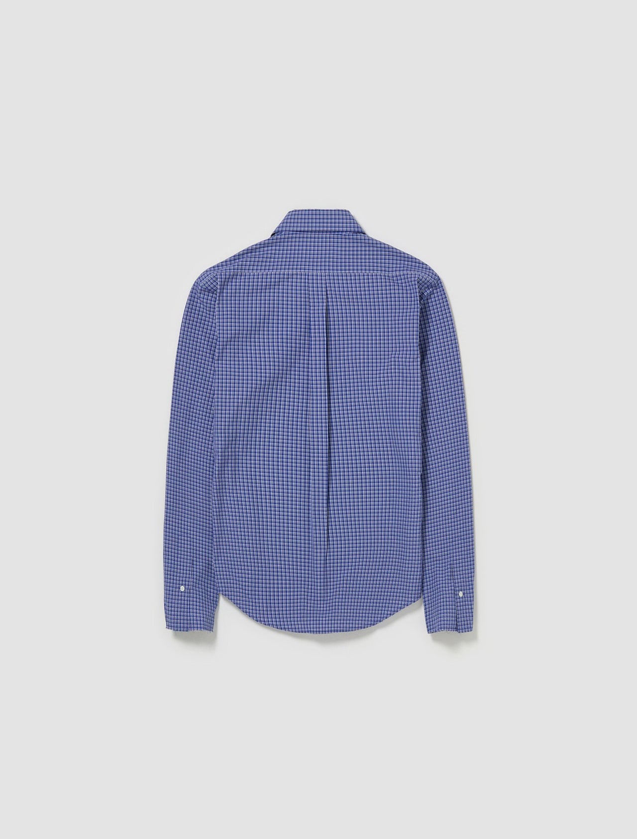 Checked Shirt in Sapphire Blue