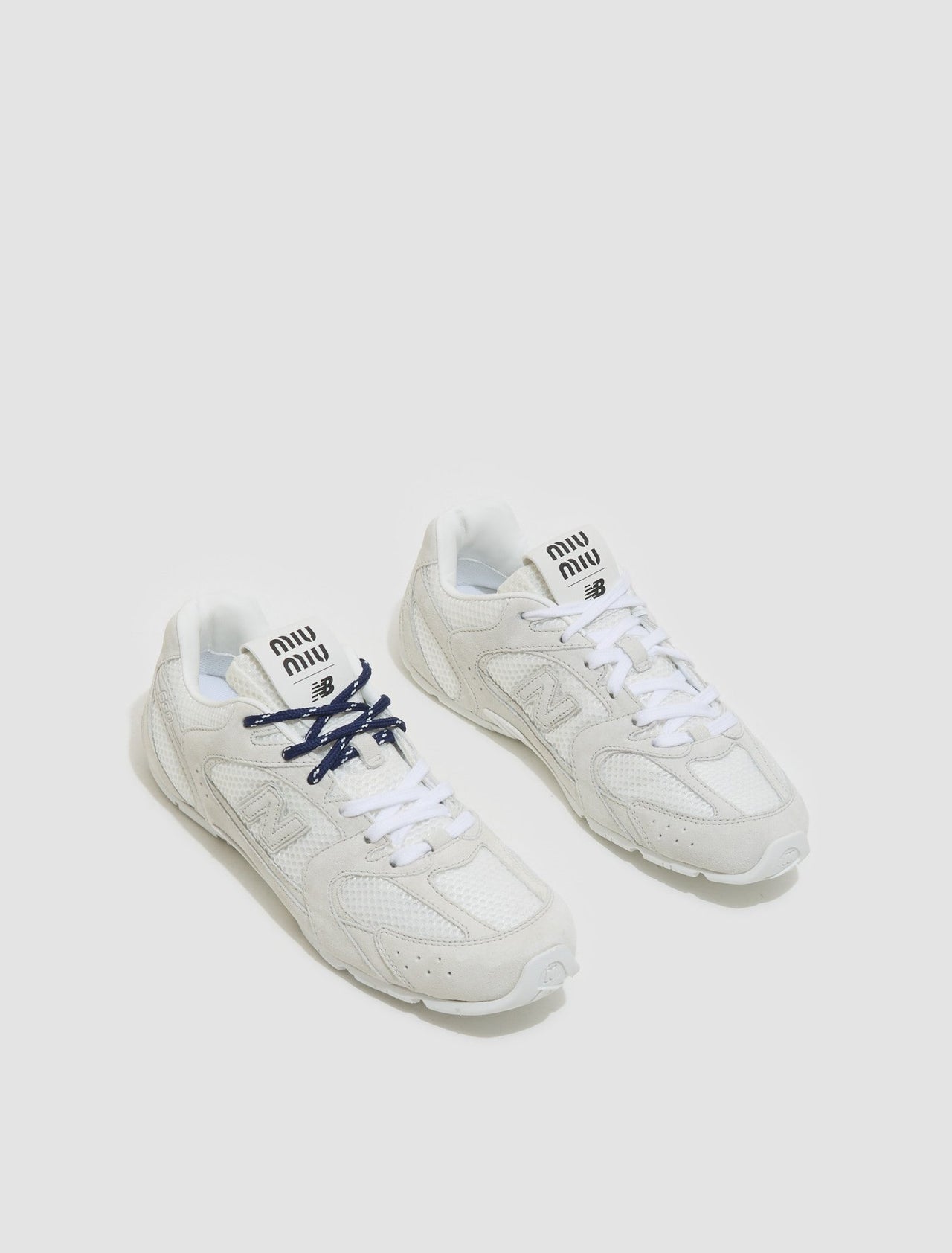 x New Balance 530 SL Suede & Mesh Sneaker in White