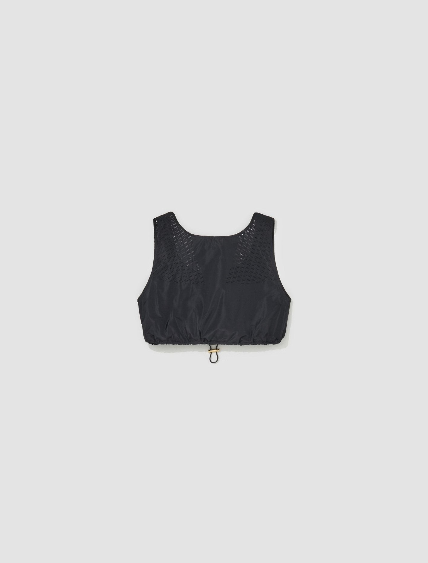 Technical Silk Top in Black