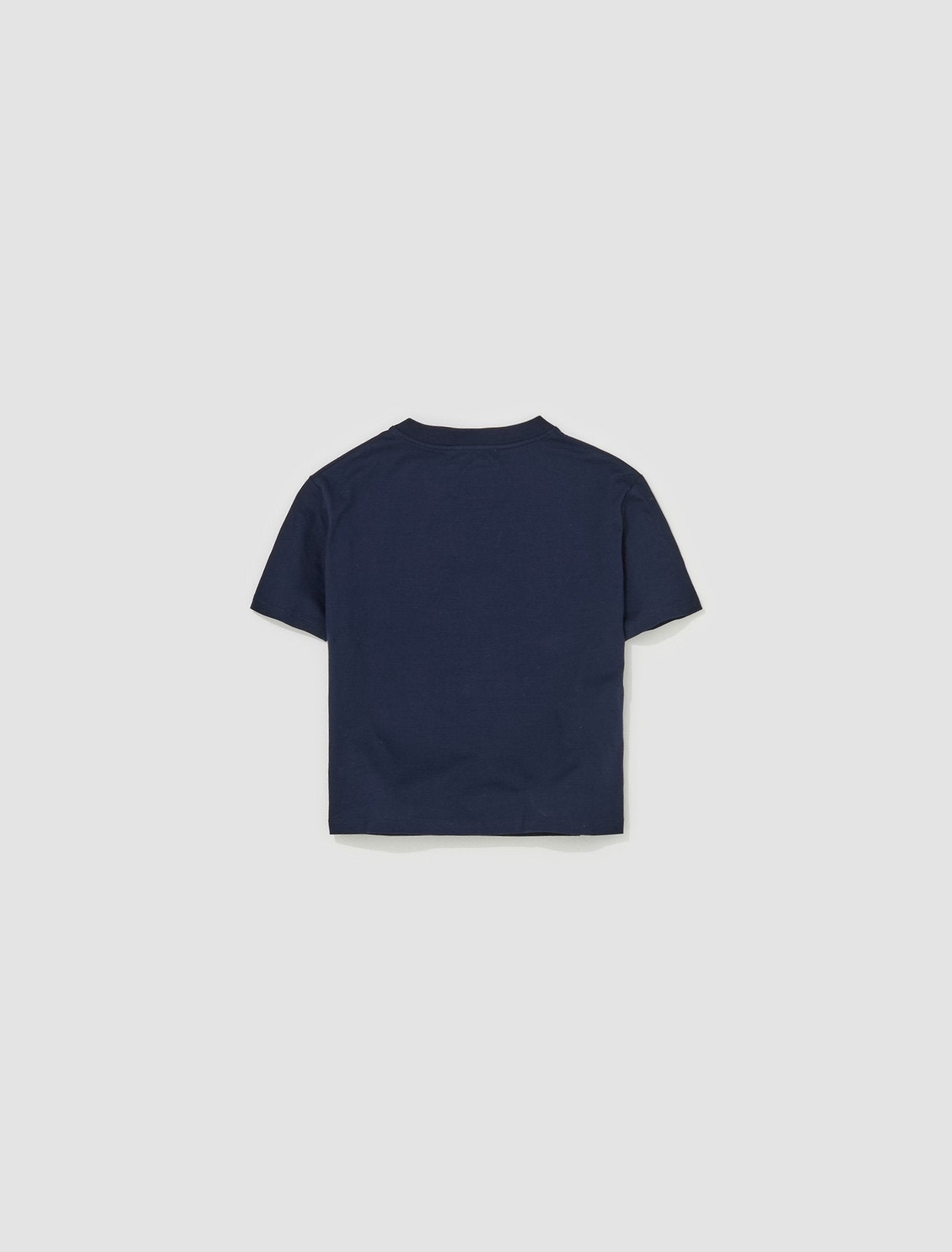 Cotton Logo T-Shirt in Navy