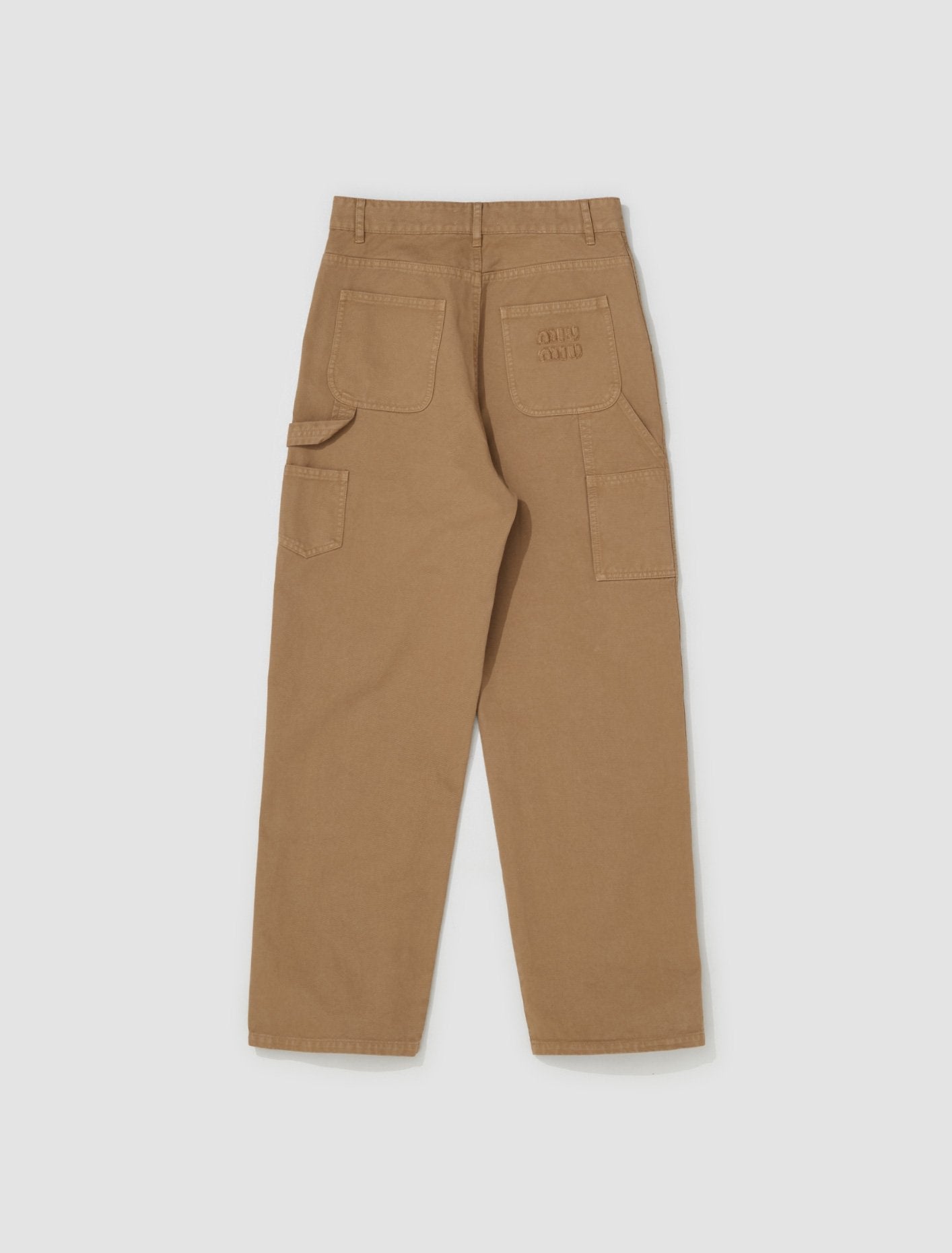 Gabardine Wide Leg Trousers in Cord