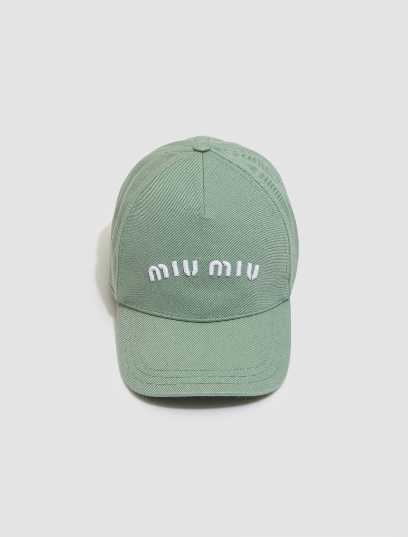 Denim Washed Baseball Cap in Aquamarine