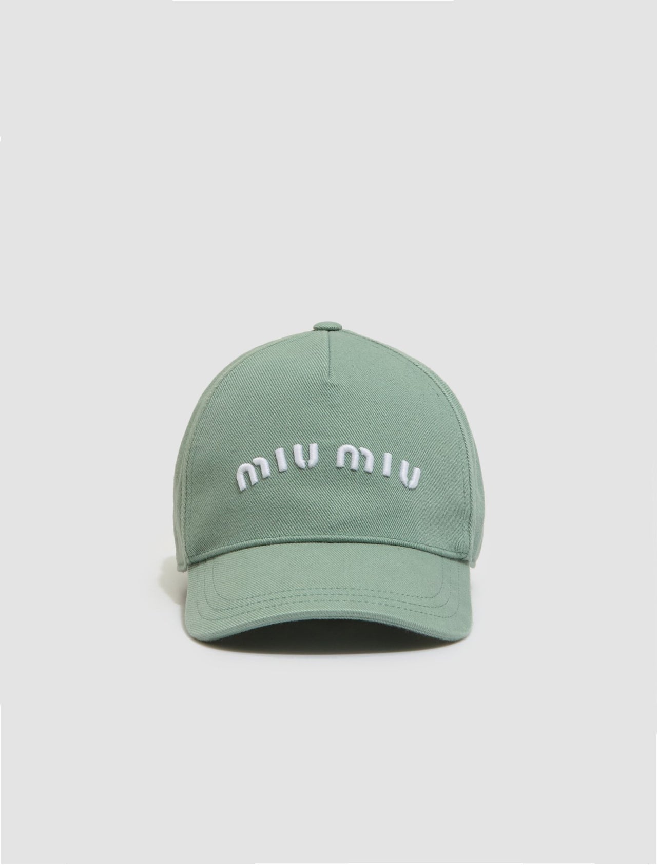 Denim Washed Baseball Cap in Aquamarine