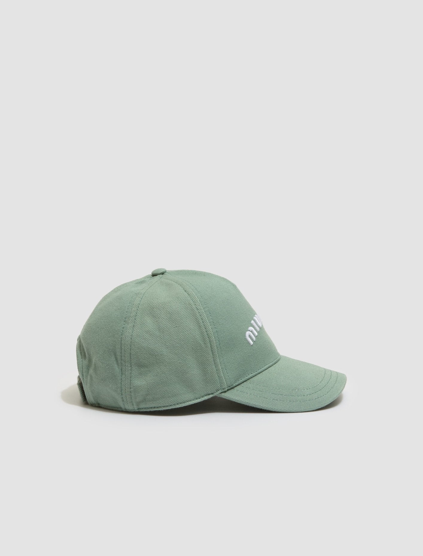 Denim Washed Baseball Cap in Aquamarine