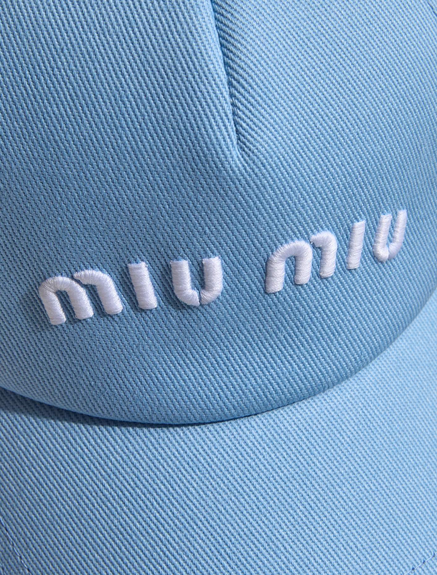 Drill Baseball Cap in Sky Blue