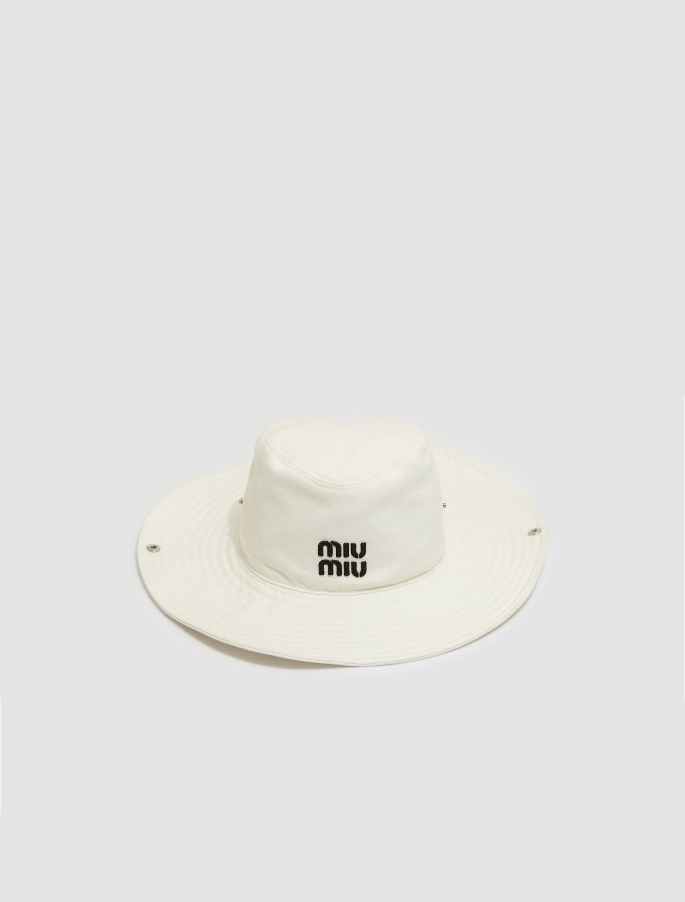 Drill Logo Hat in White