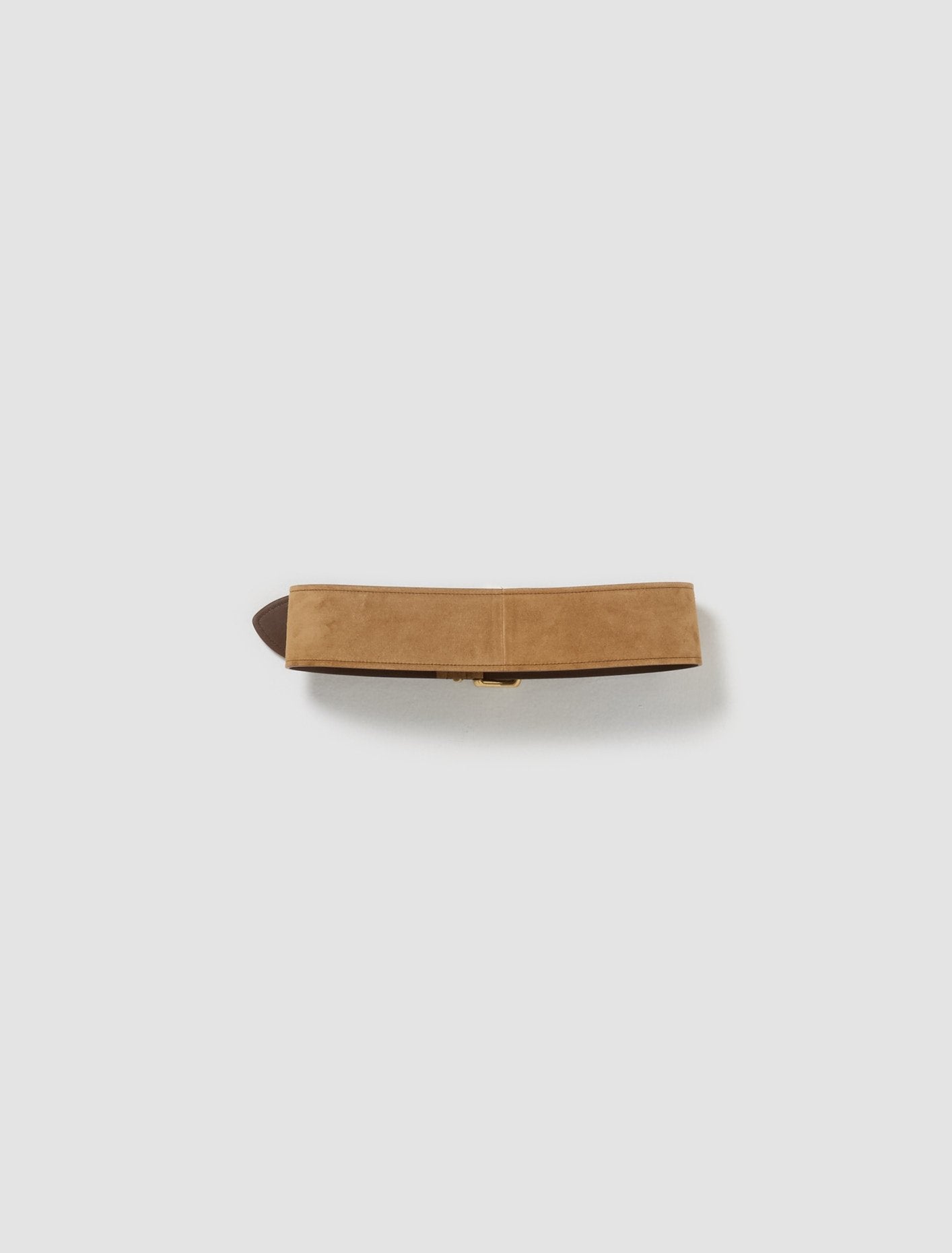 Suede Belt in Cinnamon